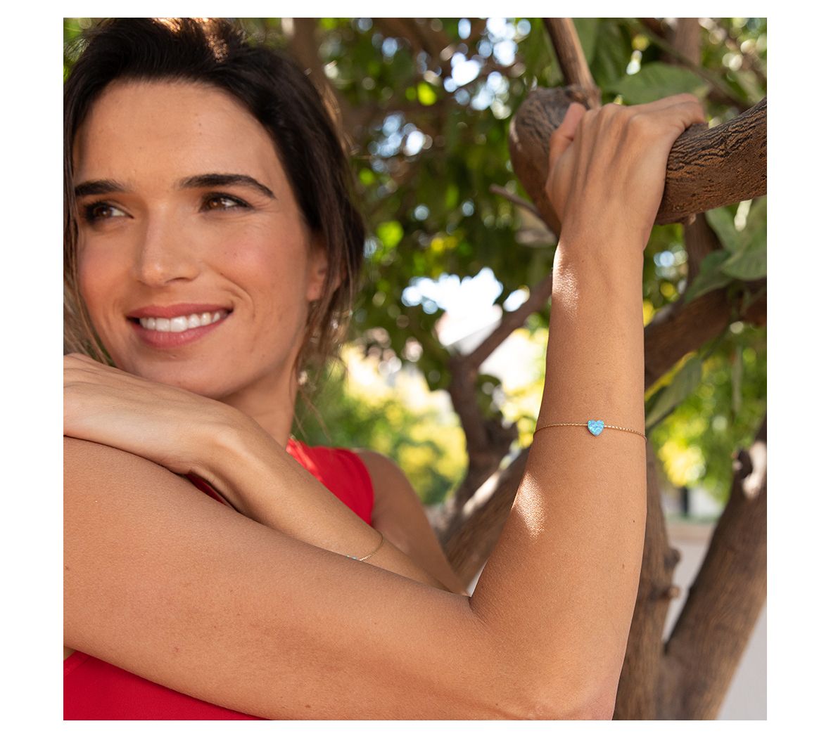 Adi Paz 14K Gold Opal Motif Bracelet