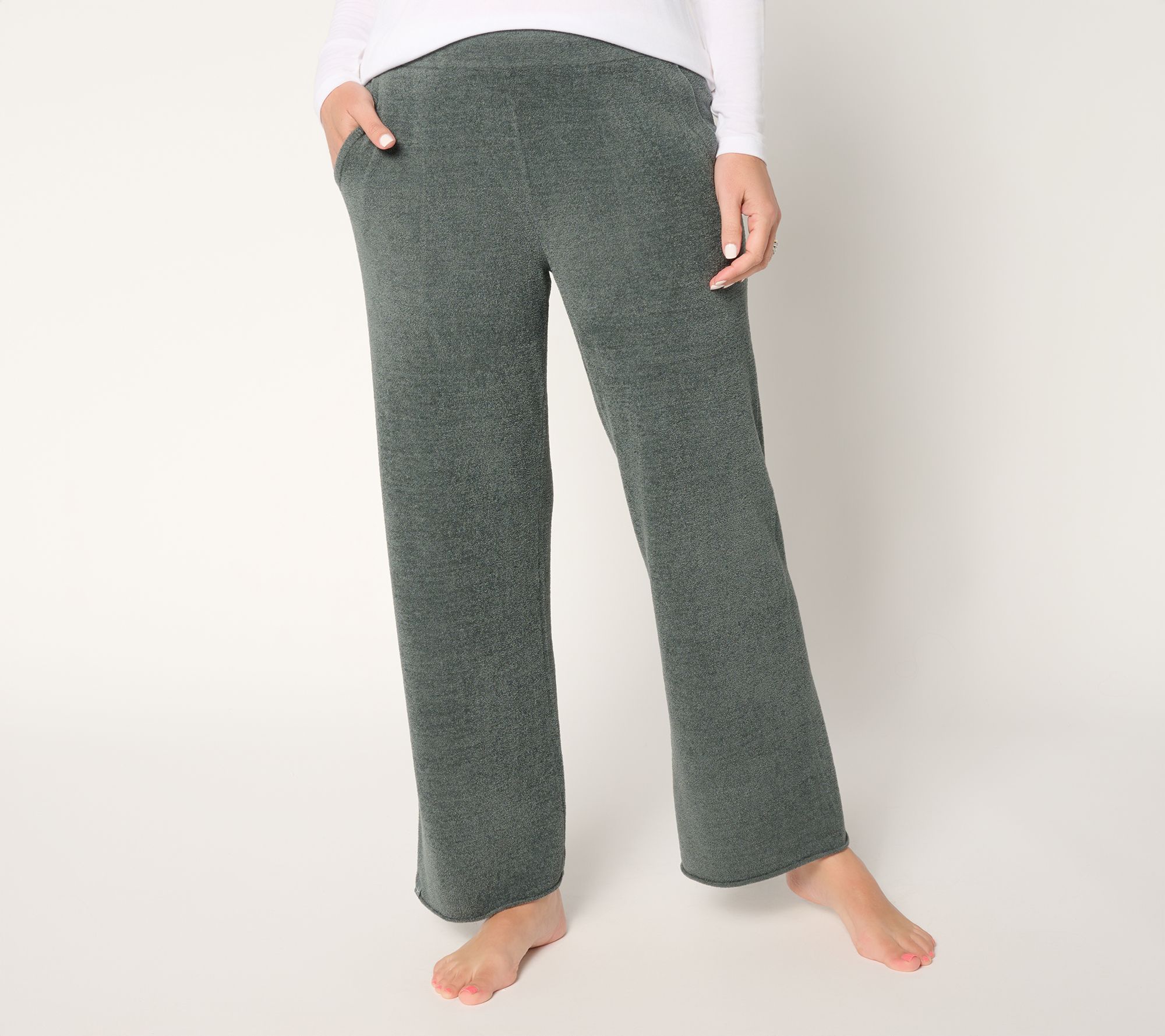Barefoot Dreams Petite CozyChic Ultra Lite Rolled Edge Ankle Pant