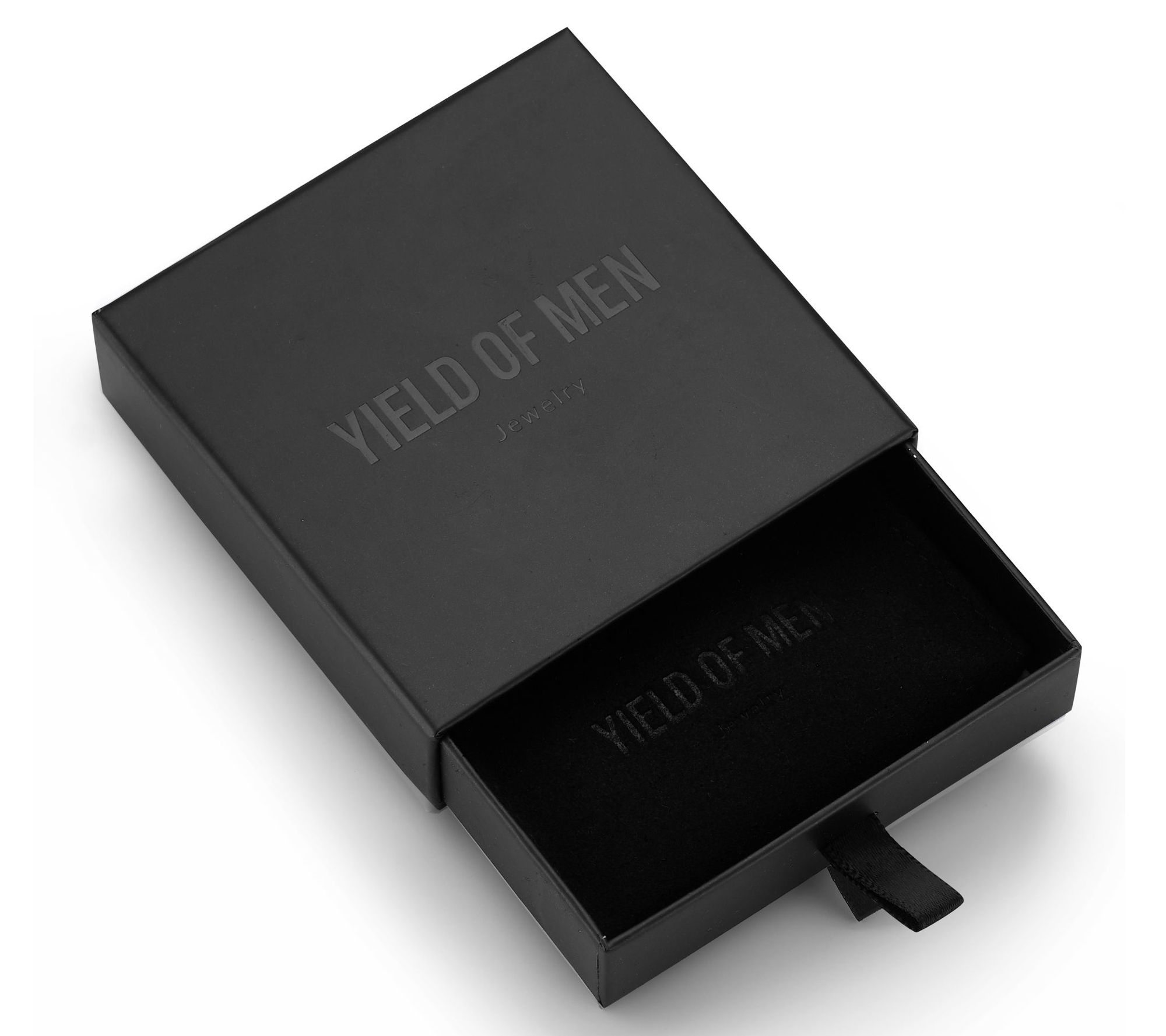 Yield of Men Sterling Silver Triple Etched CurbBracelet