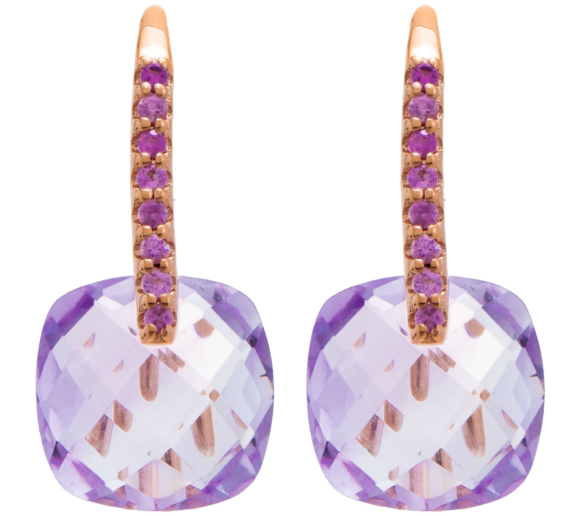 Affinity Gems Briolette Gemstone & Sapphire Earrings, Sterling