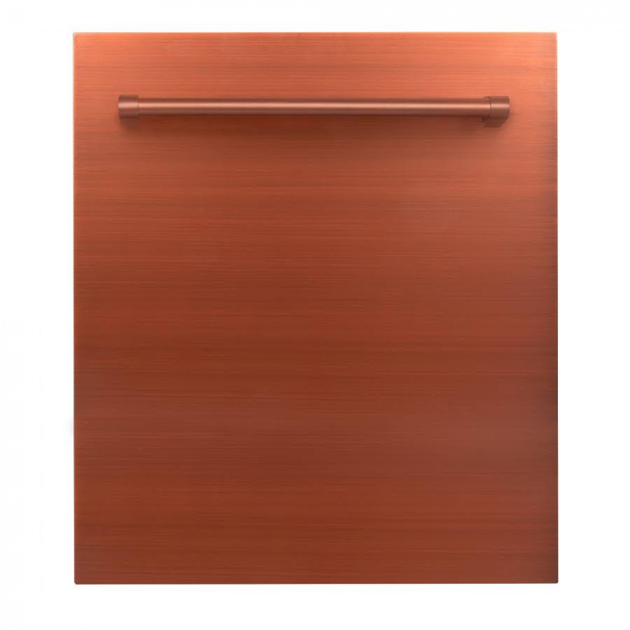 24 in. Top Control Dishwasher in Copper with Stainless Steel Tub and Traditional Style Handle