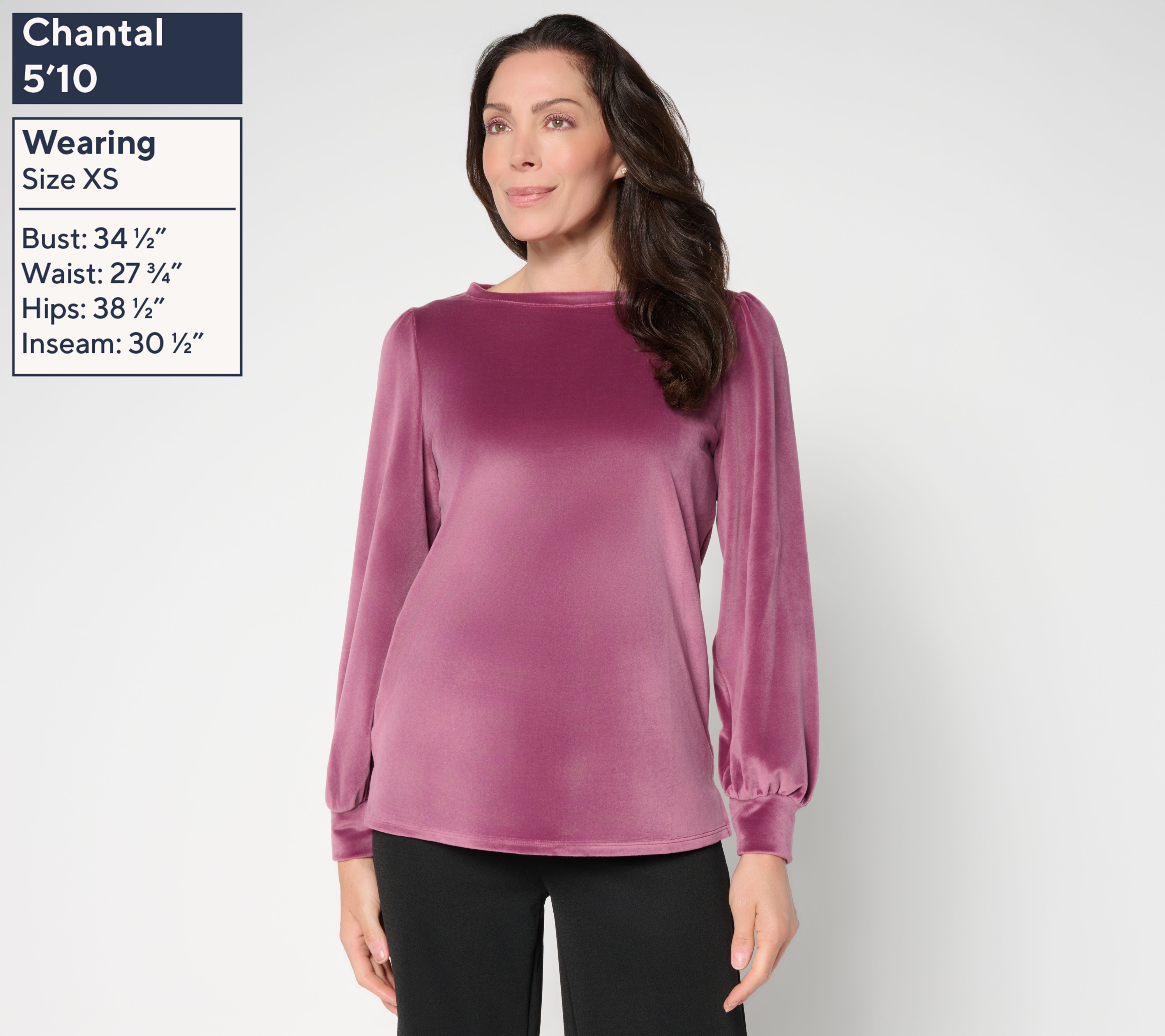 Belle by Kim Gravel Belleour Blouson Sleeve Top