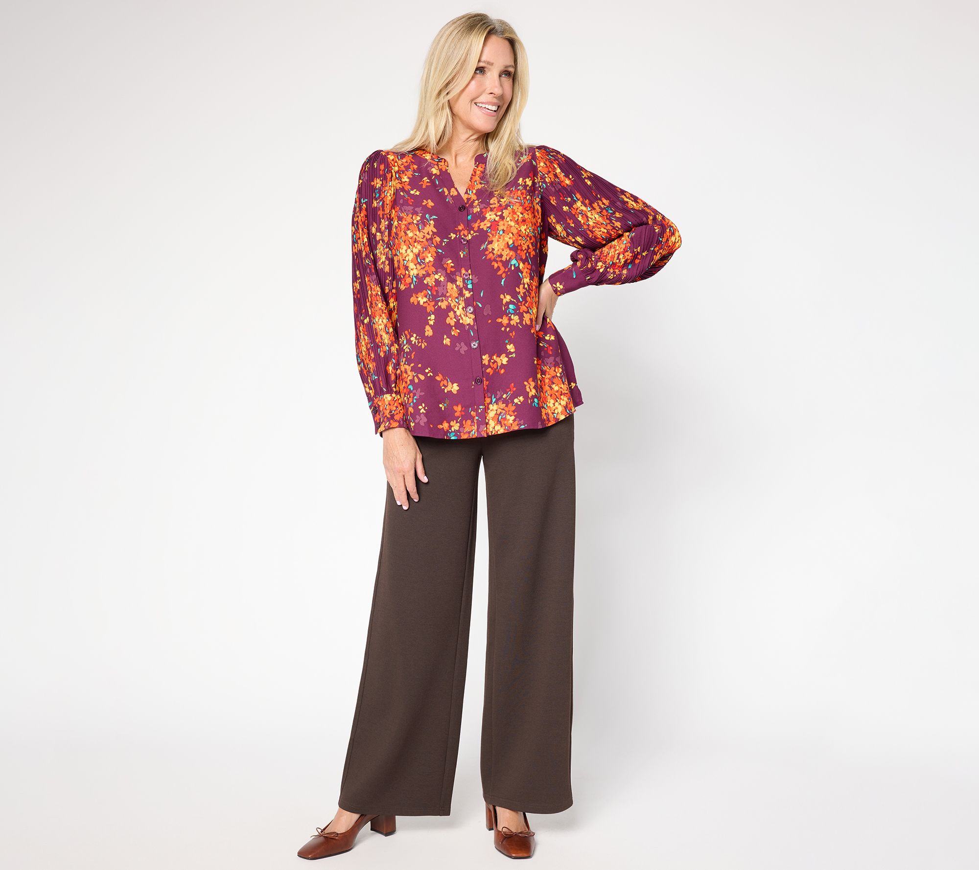 Belle by Kim Gravel Regular Perfect Ponte Pull-On Pant