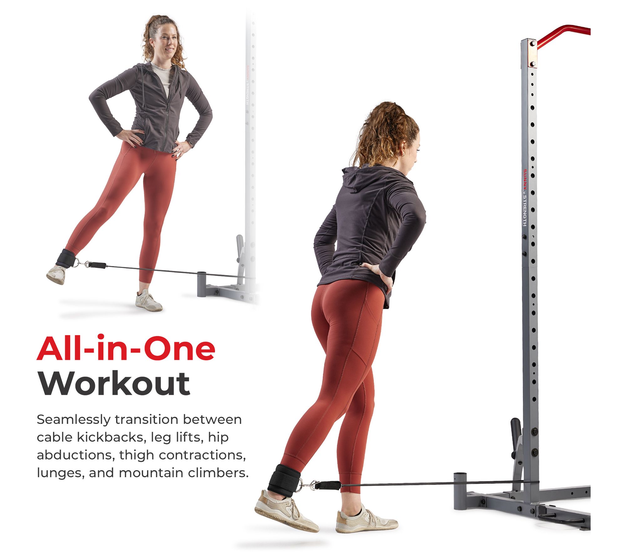 Sunny Fitness Multi-Function Workout Ankle Straps