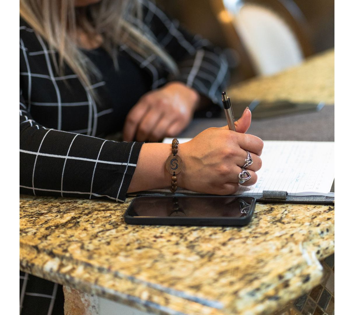 Contact Co. Smart Tap-to-Share Wooden WearableBracelet