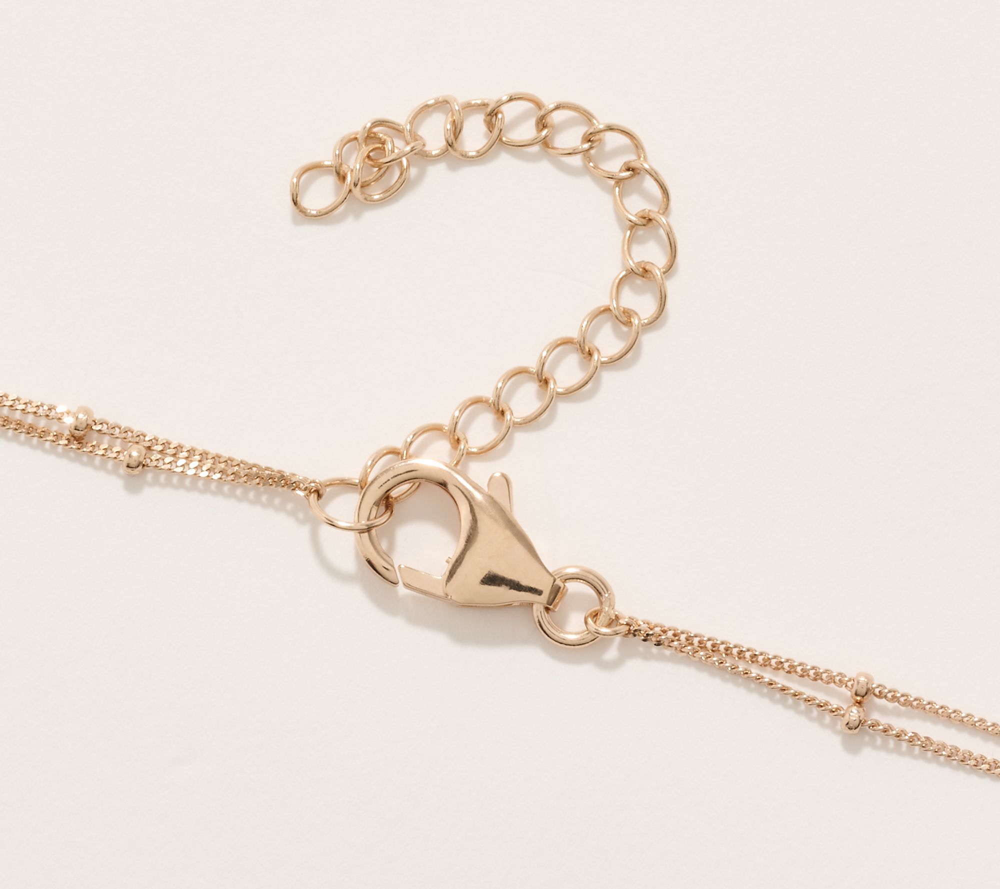 Affinity Gems Round Amethyst Solitare Charm Necklace, Sterling Silver