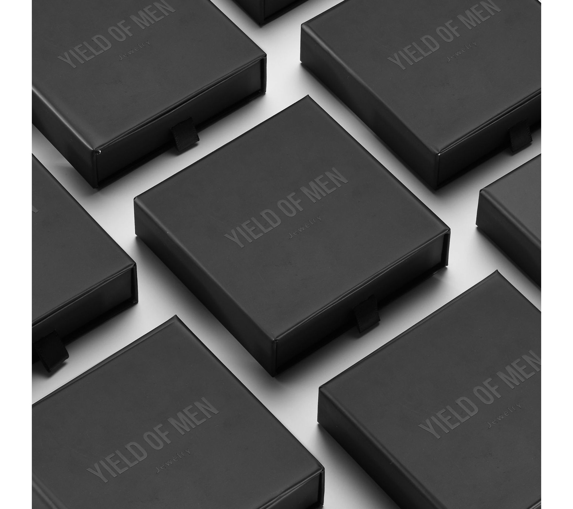 Yield of Men Sterling Silver Triple Etched CurbBracelet