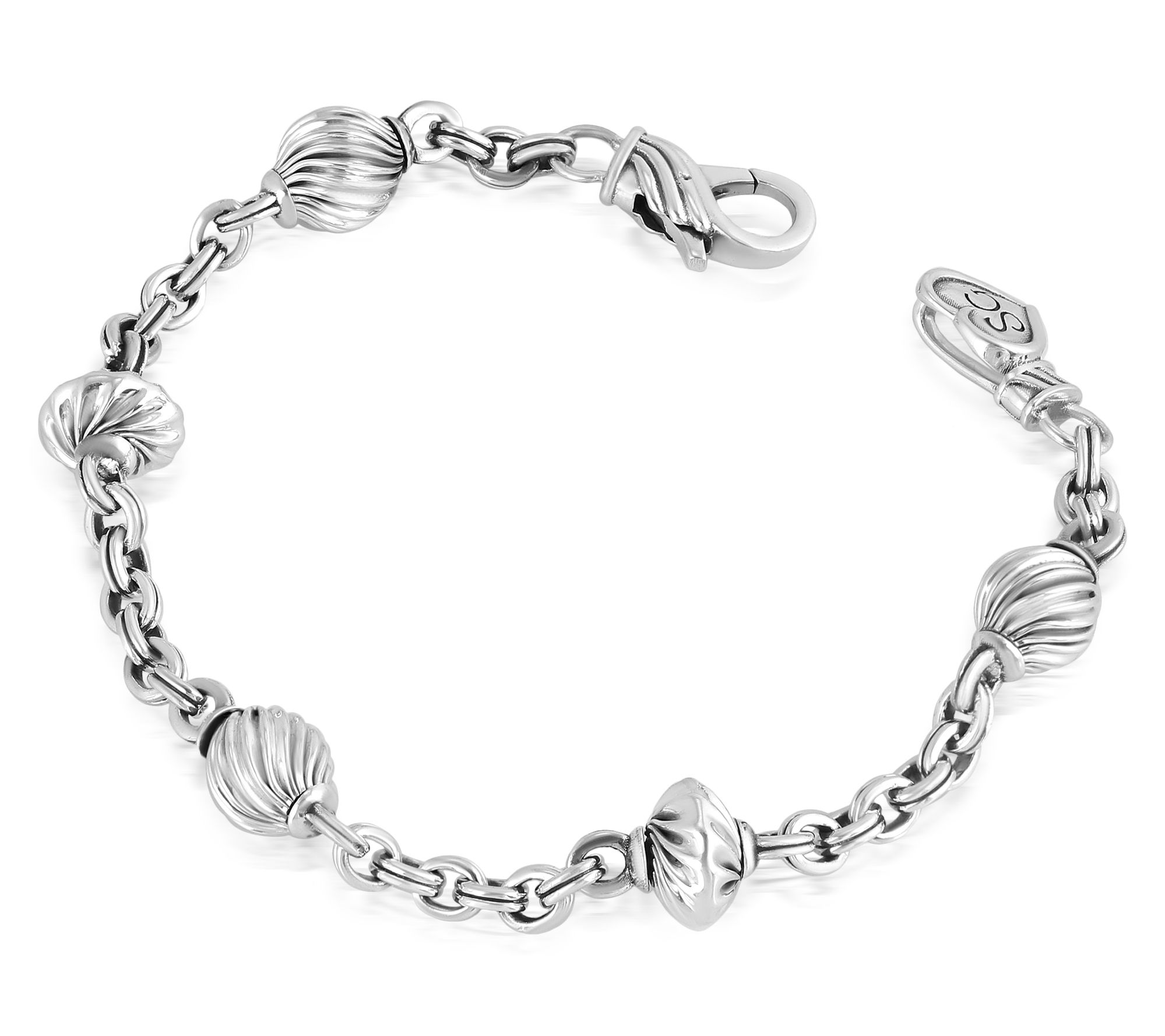 Christian James by Scott Grimes Sterling MixedBead Bracelet