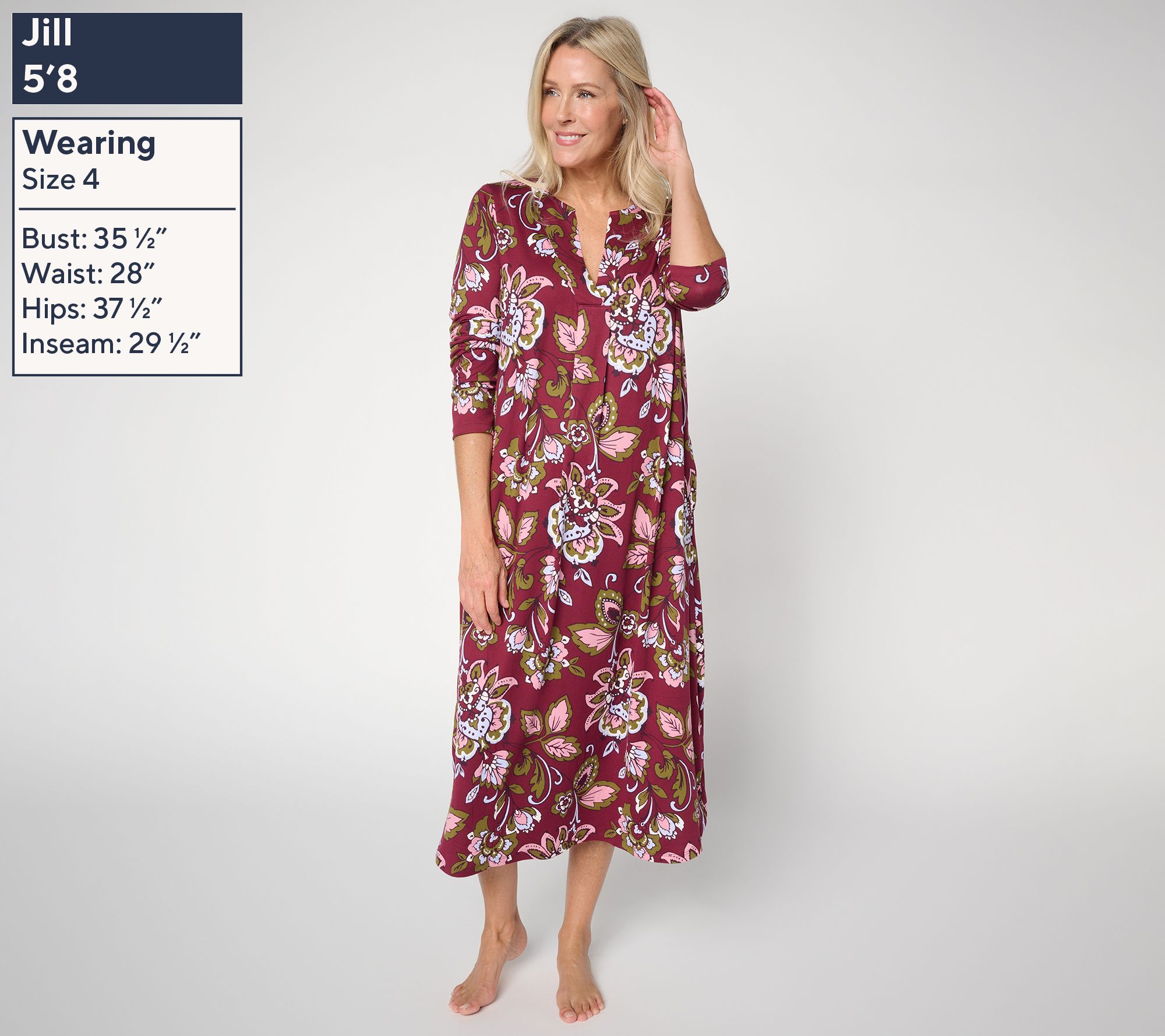 Carole Hochman Feather Soft Long Gown