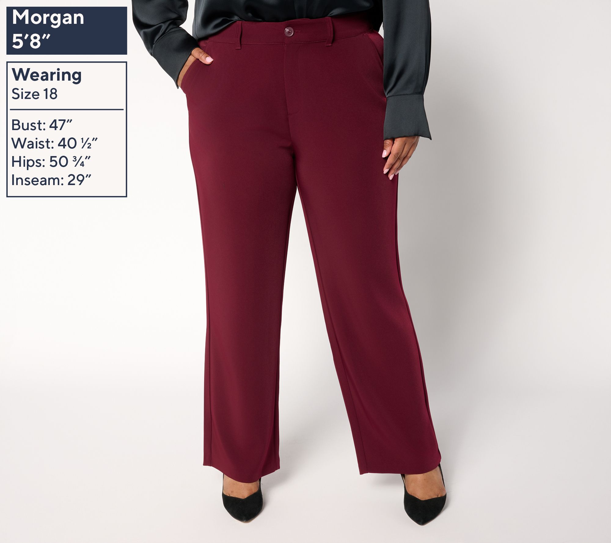 BEAUTIFUL by Lawrence Zarian Regular Straight Leg Trouser