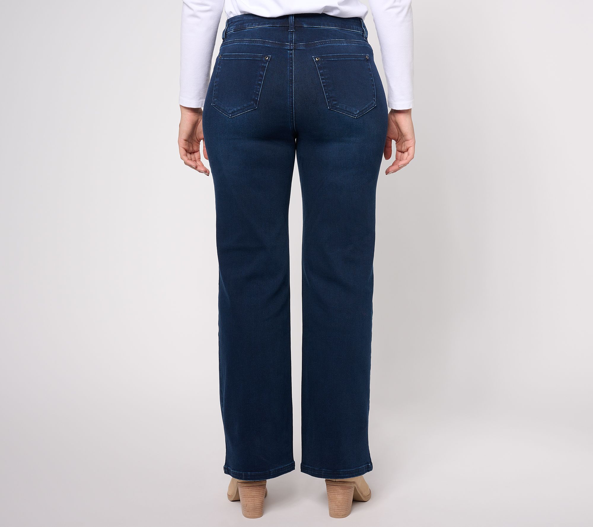 Jingle Belles by Kim Gravel Tall Satin Weave Wide Leg Jean