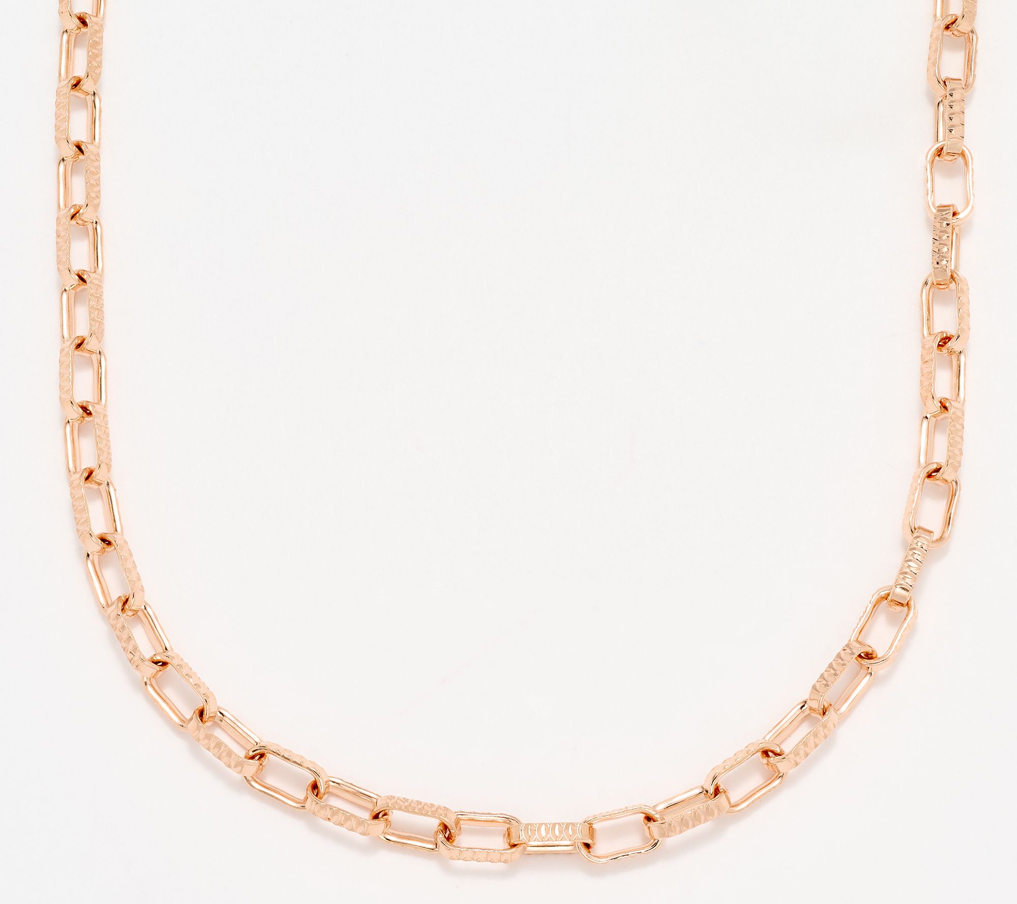 David Markstein Bronze Premiere Luxe Paper Clip Necklace, 18