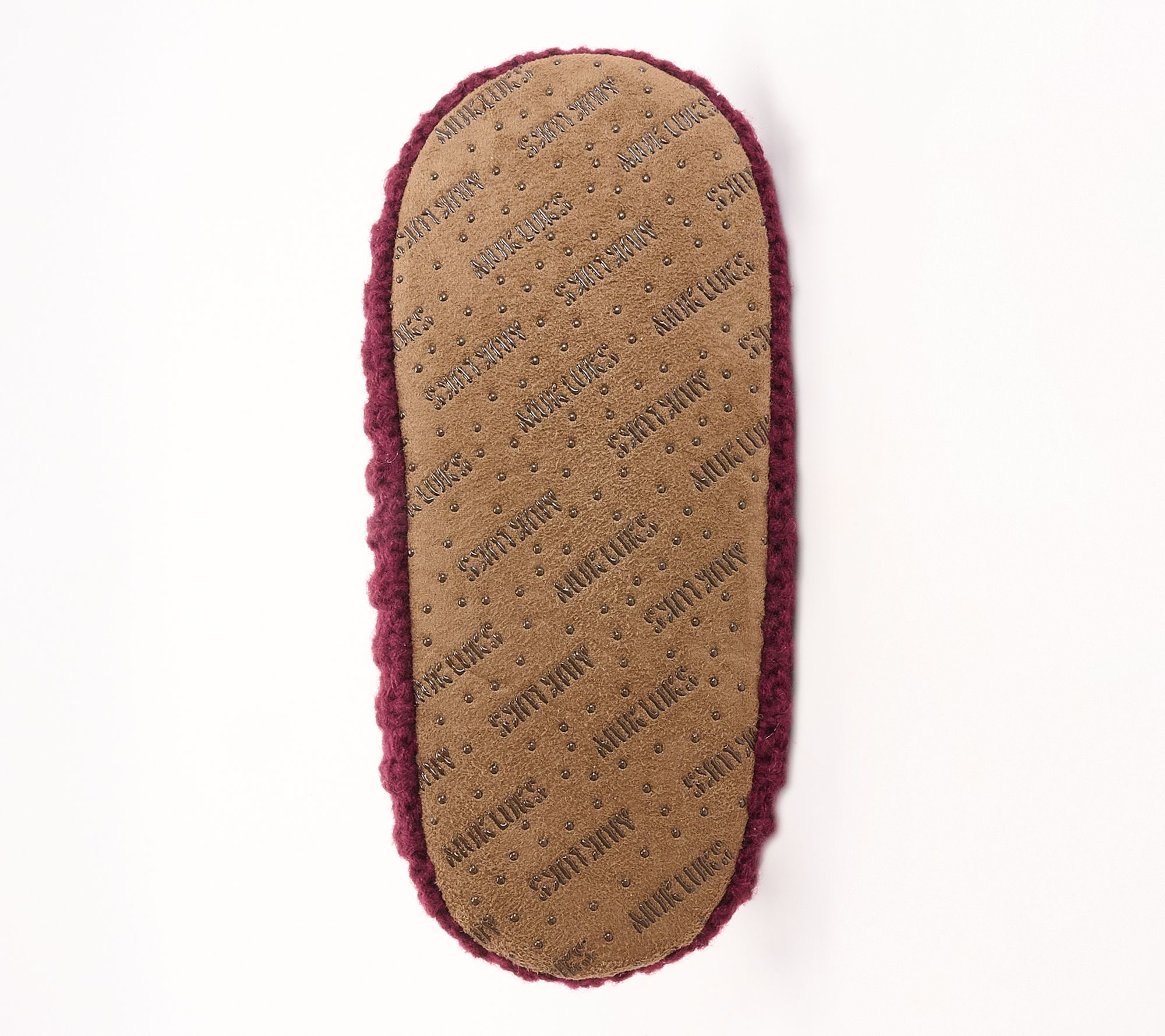 MUK LUKS Set of 2 Aloe Infused Cable Knit Slipper Socks