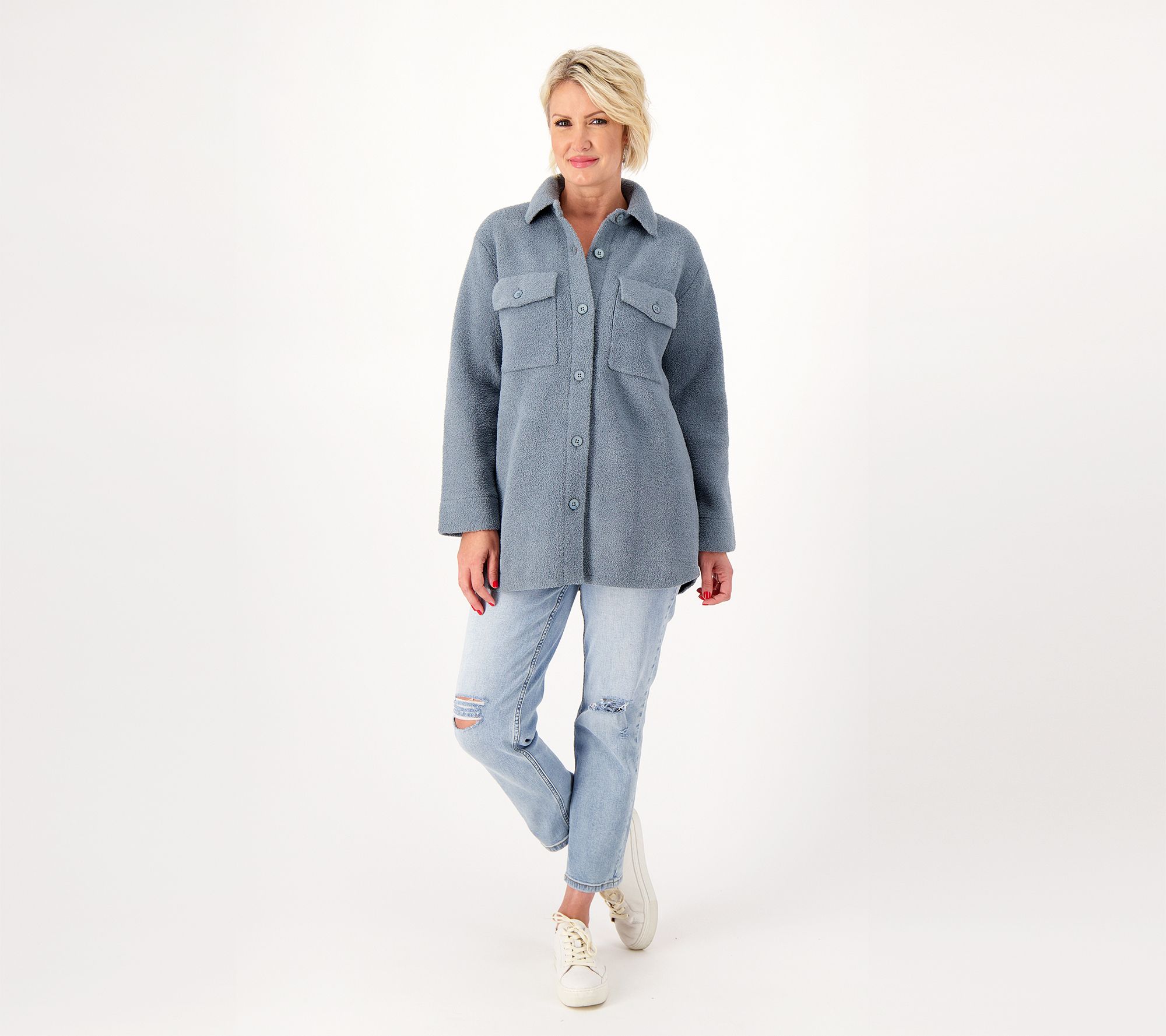 Barefoot Dreams CozyChic Double Knit Shacket