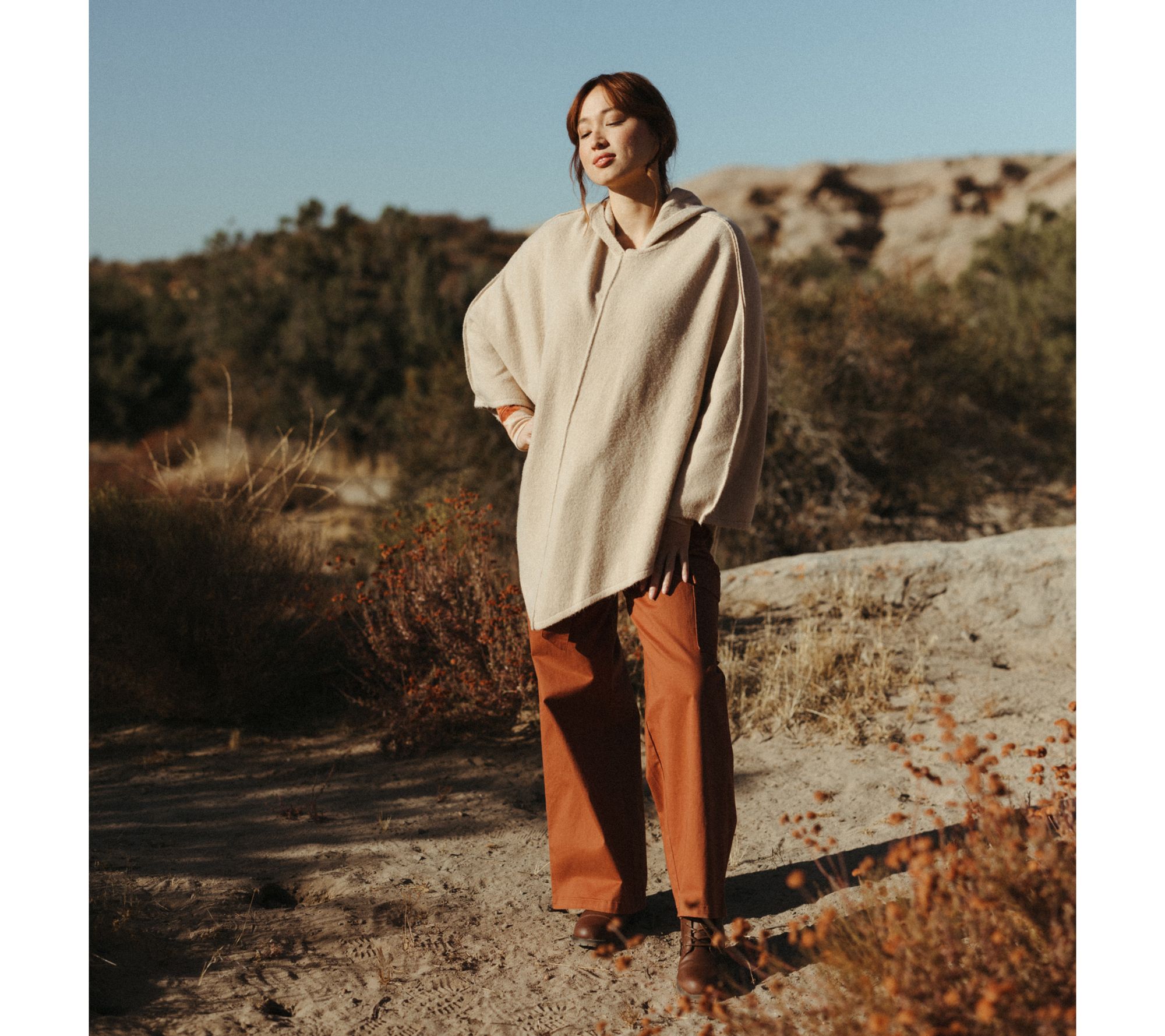 Me by Jennie Garth Coco Hooded Poncho