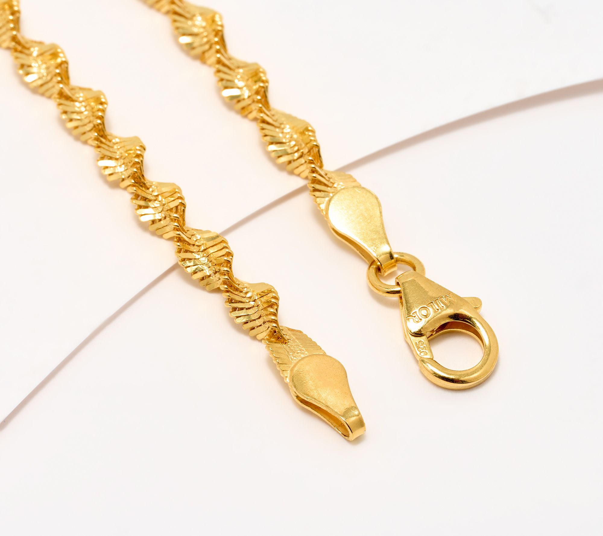 David Markstein Sterling Silver Debut Twisted Herringbone Necklace, 18