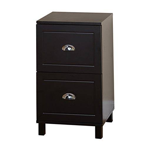 Bradley 2-Drawer Vertical Filing Cabinet Black