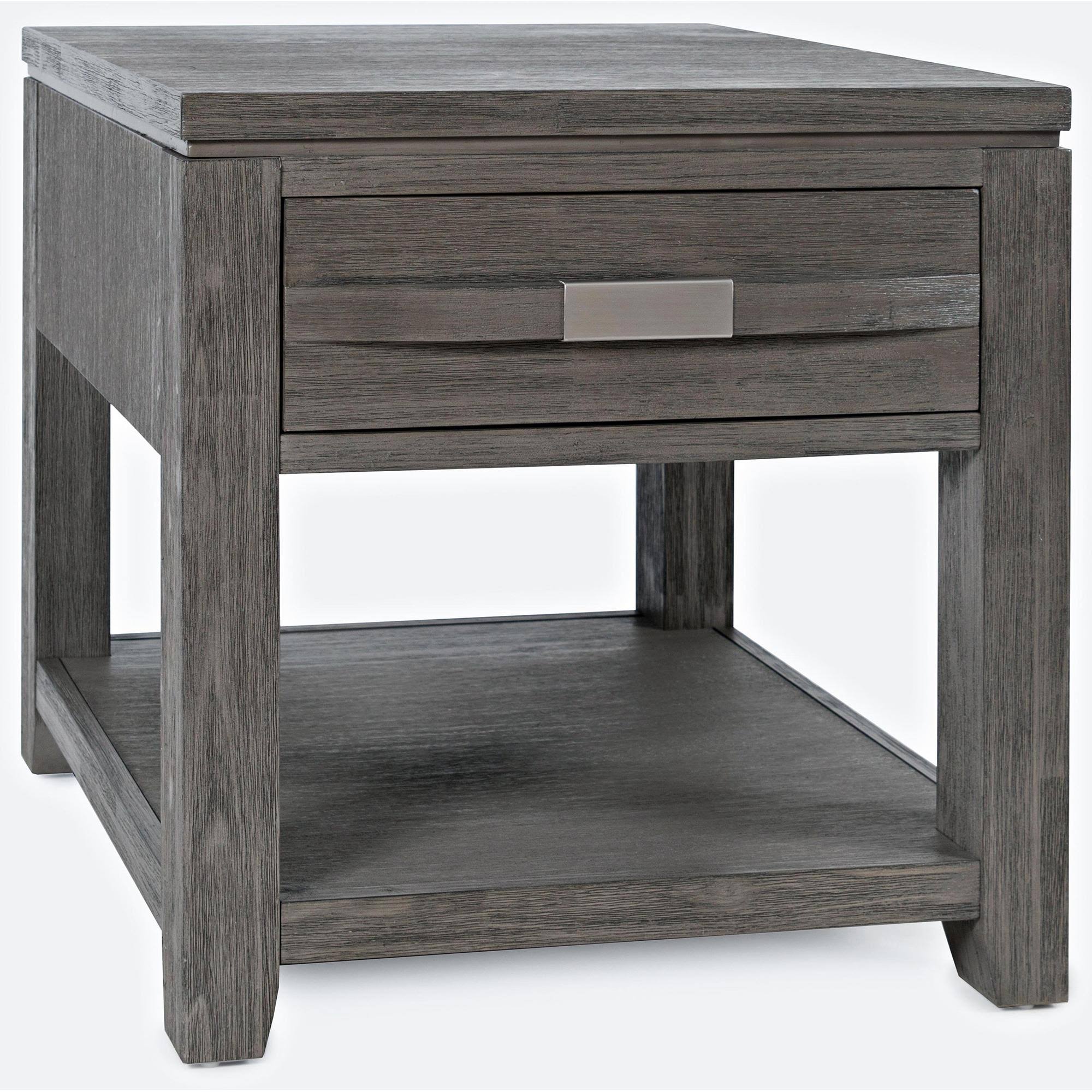 Jofran Altamonte End Table Shelf Brushed Grey