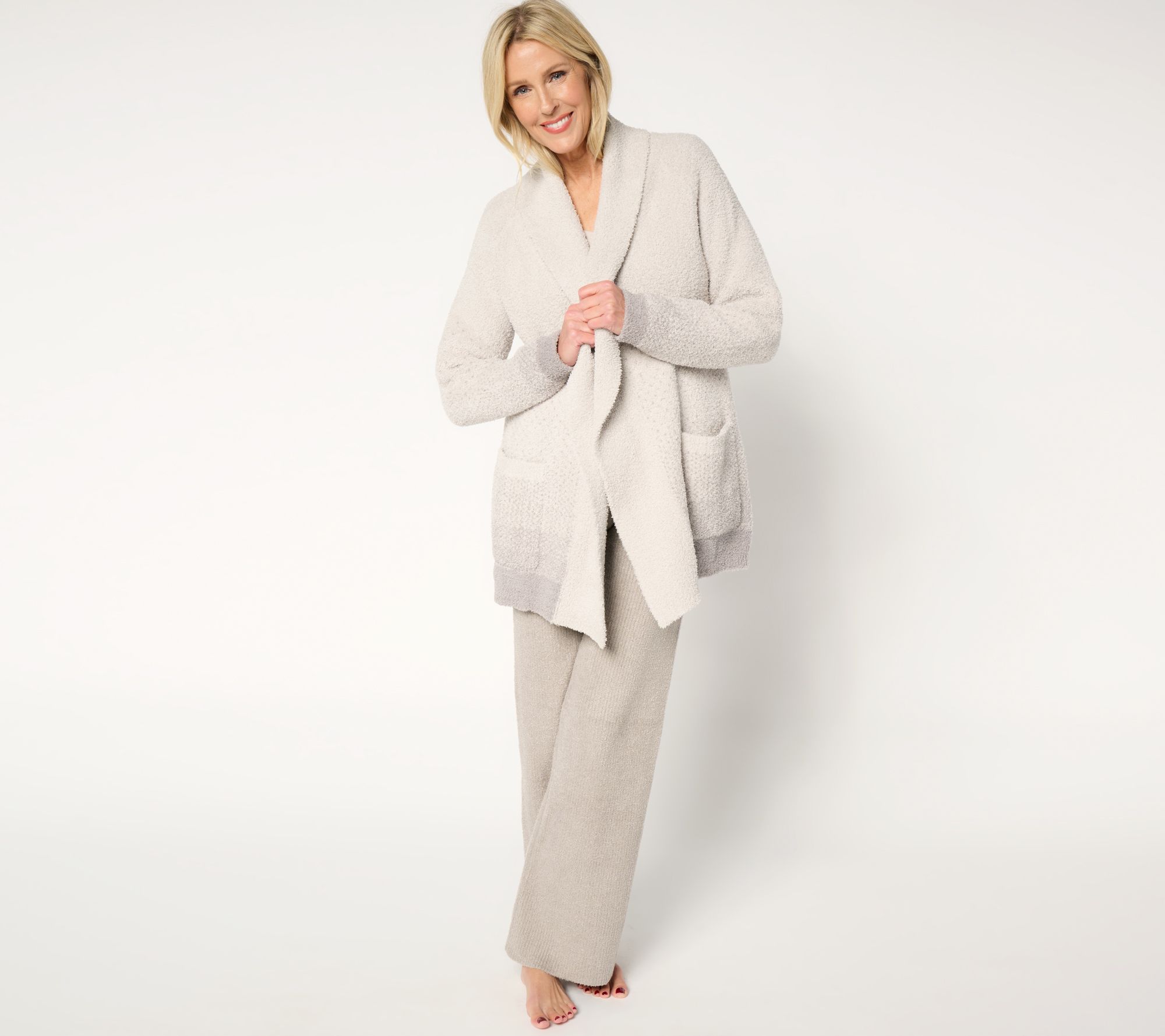 Barefoot Dreams CozyChic Confetti Shawl Cardi