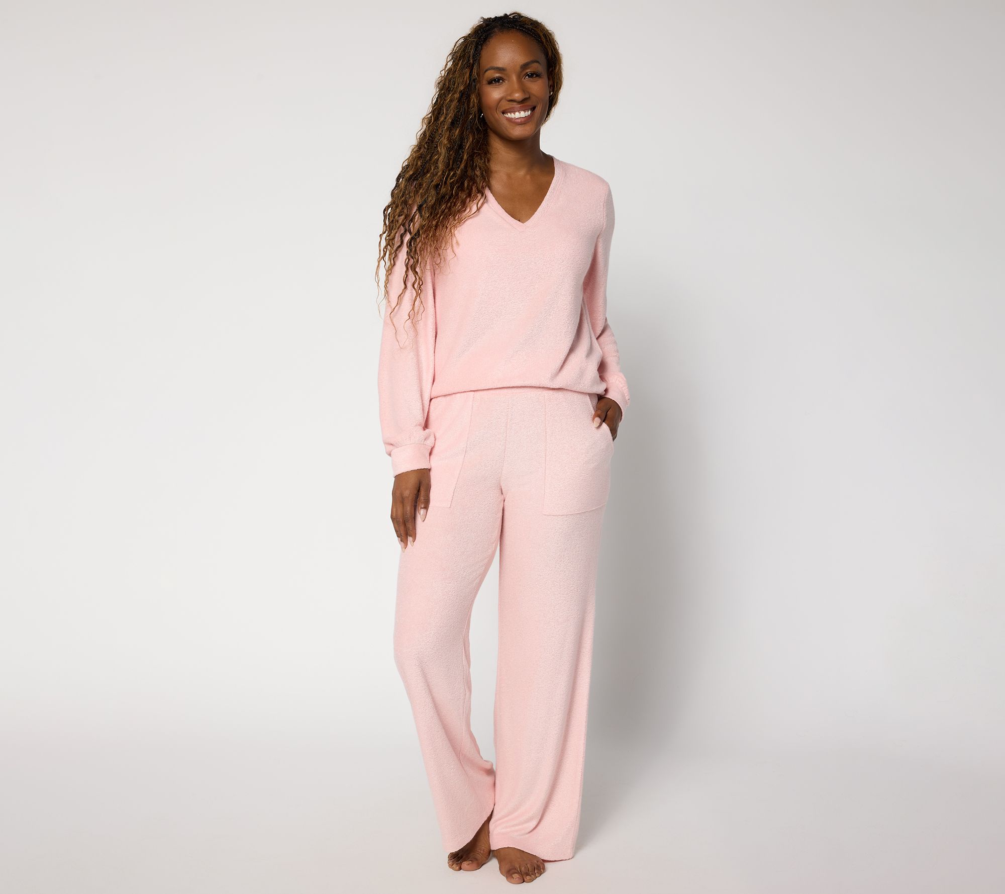 Modern Soul Comfort Soul Knit Fleece Lounge Pant with Pockets