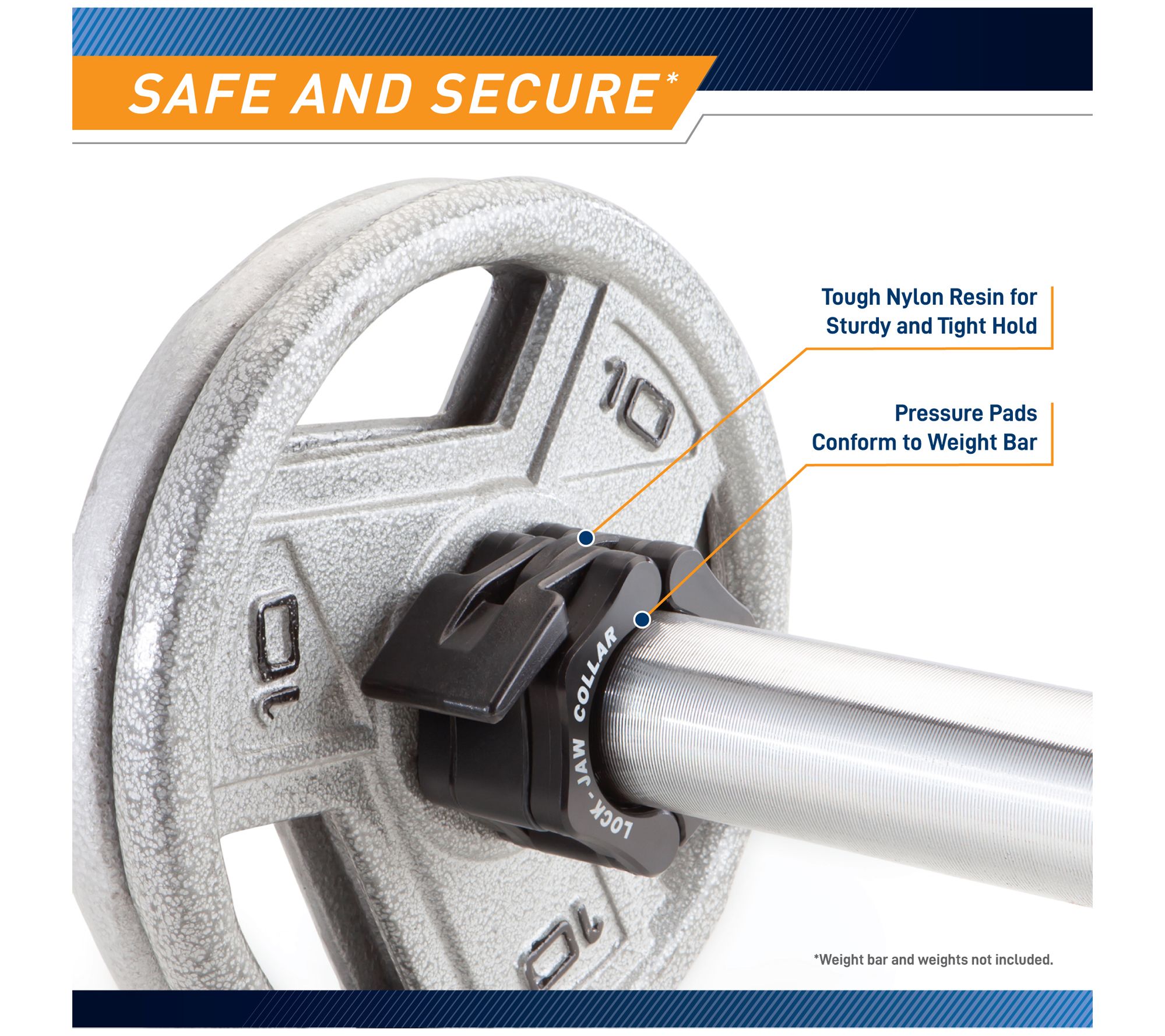 Steelbody Lock Jaw Olympic Collars