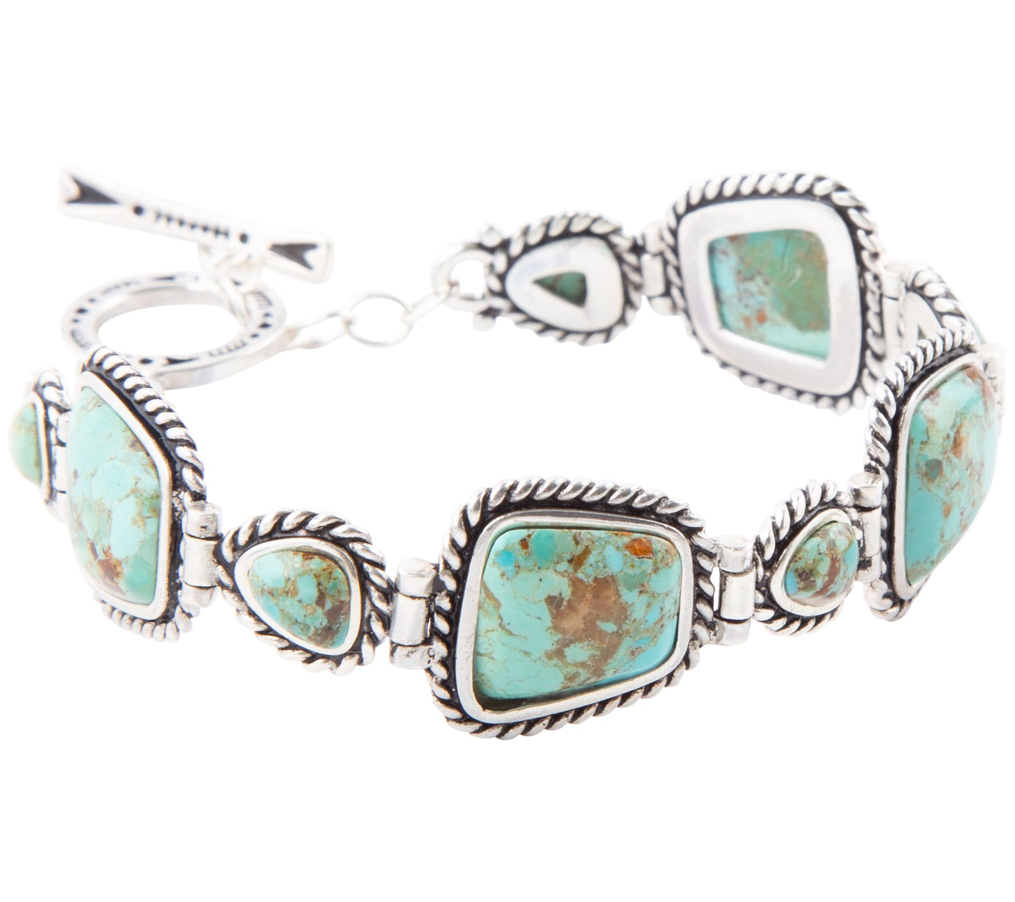 Barse Artisan Crafted Sedona Composite Turquoise Bracelet