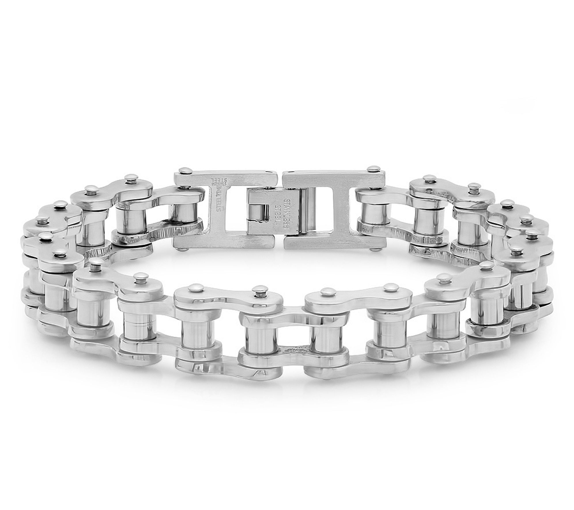 Steel By Design Men's Bicycle Chain Bracelet
