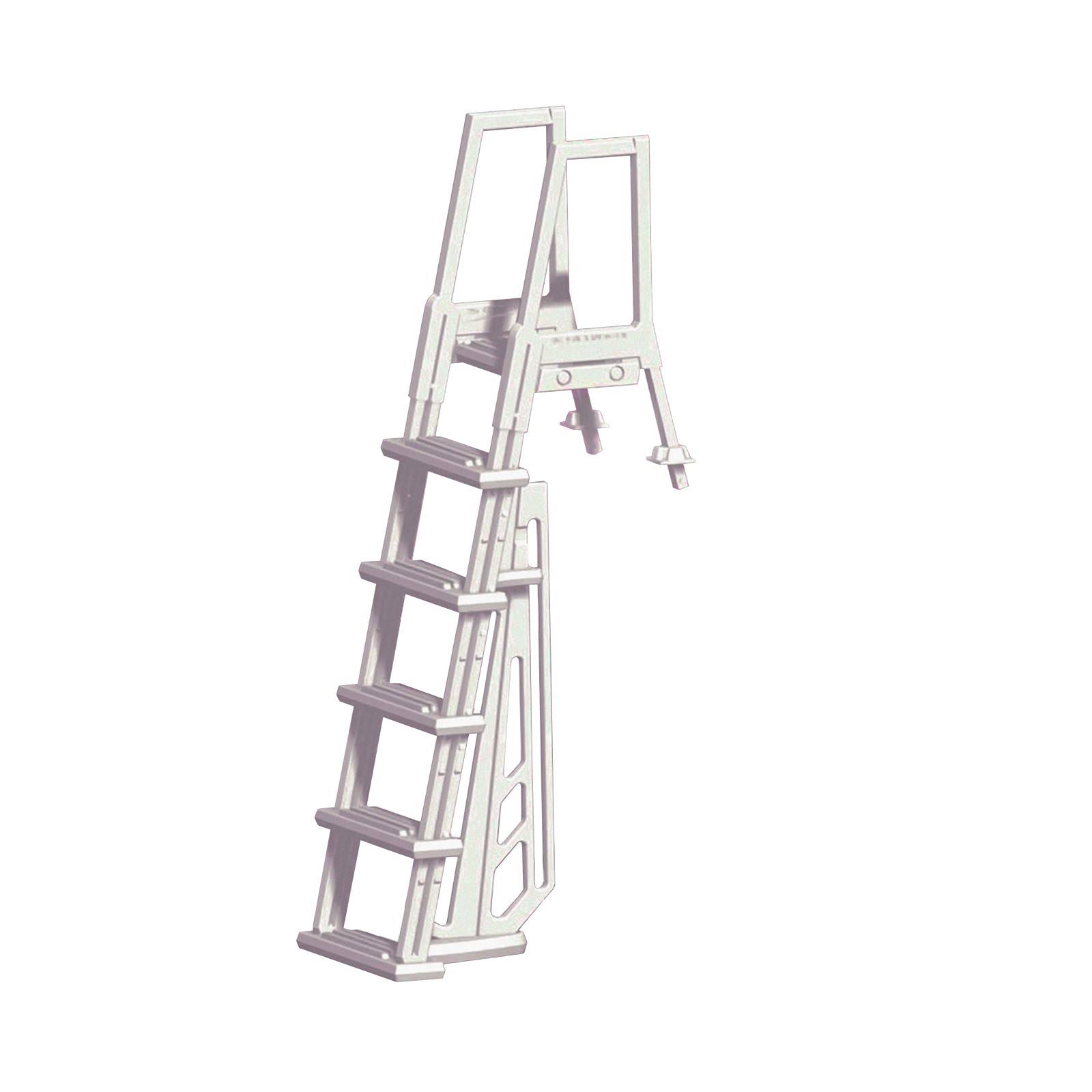 Blue Wave White Heavy Duty In-Pool Ladder for Above Ground Swimming Pools