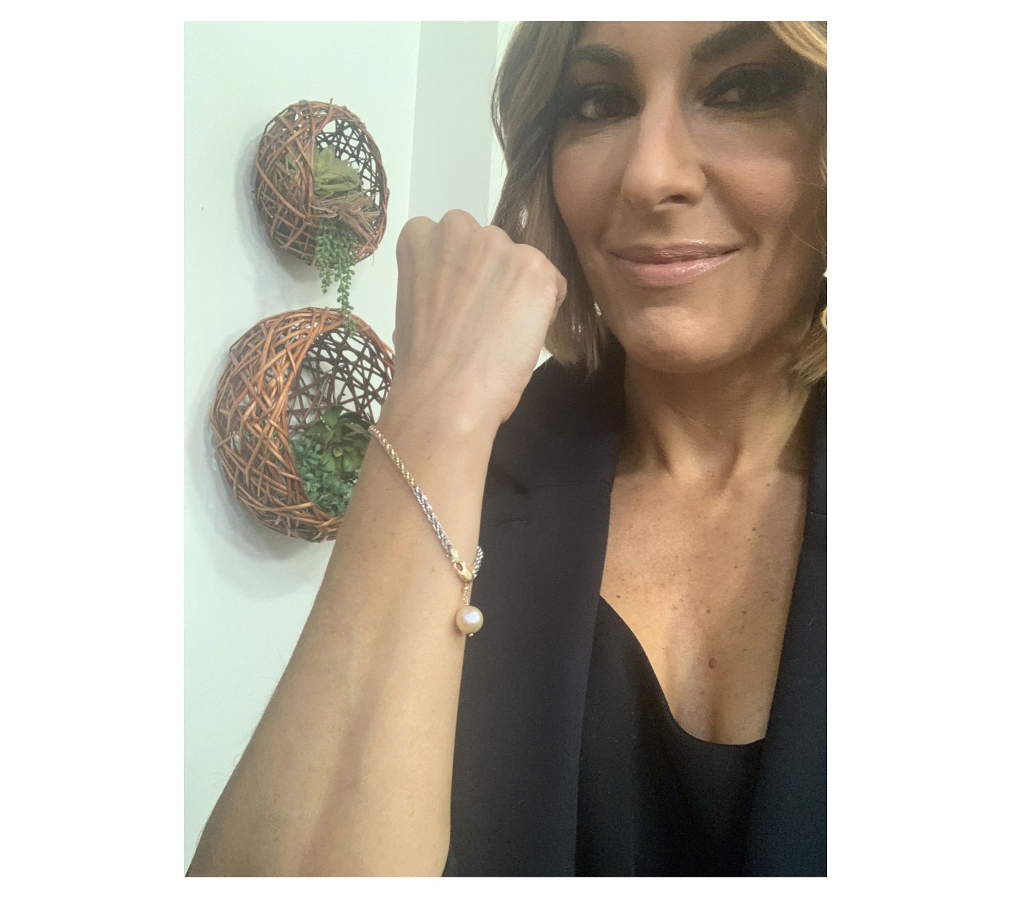 Amy Stran X Alkeme 10K Gold Tricolor Cultured Pearl Bracelet