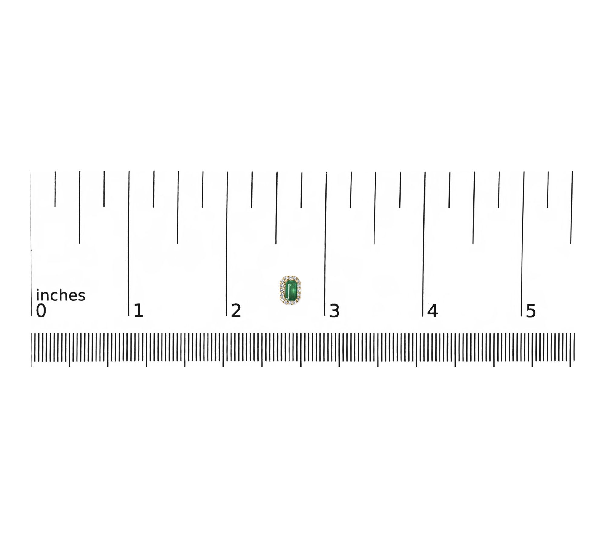 Haus of Brilliance Emerald & Diamond Halo Earrings, 10K Gold