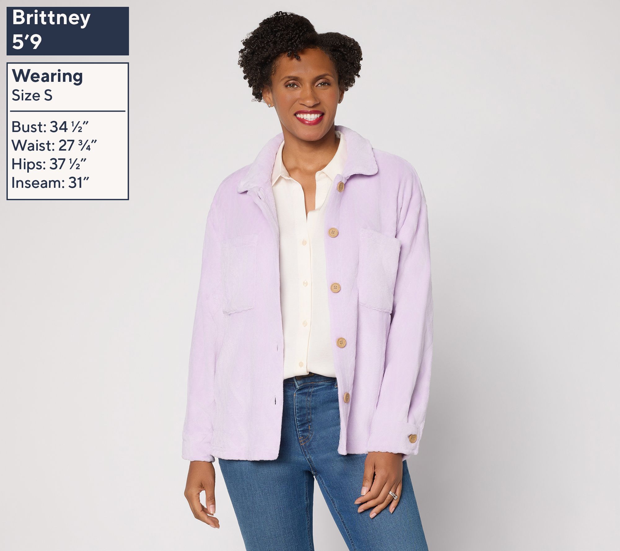 MUK LUKS Cable Fleece Lounge Shacket