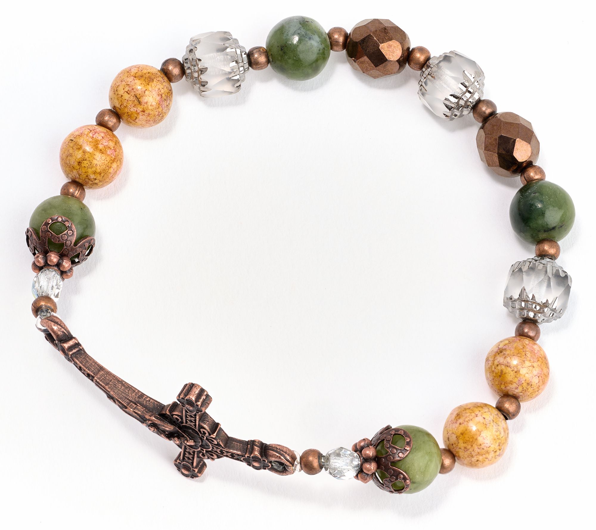 Connemara Marble Bronzetone Choice of Bracelet