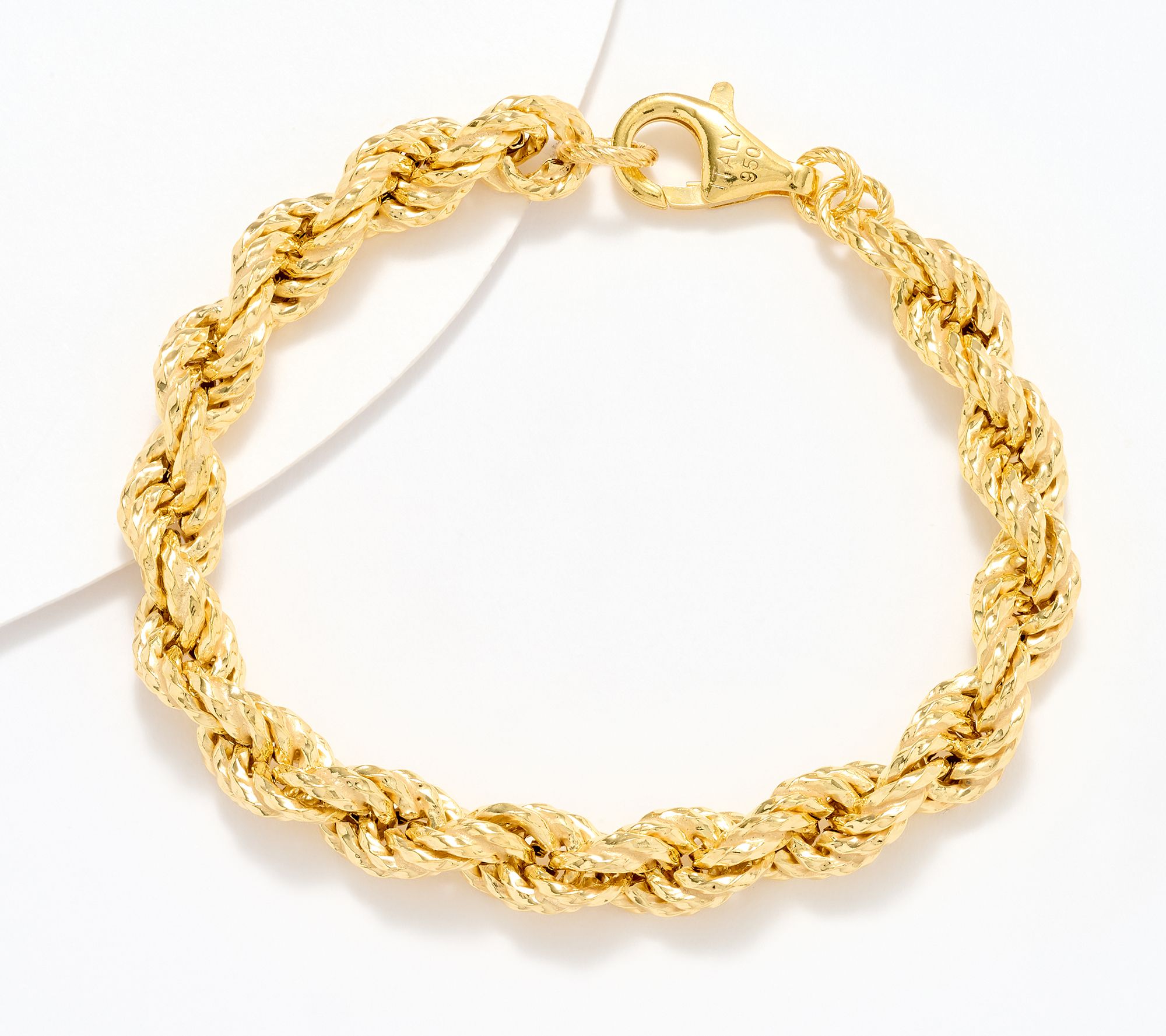 UltraFine 950 Silver Brilliant Rope Bracelet