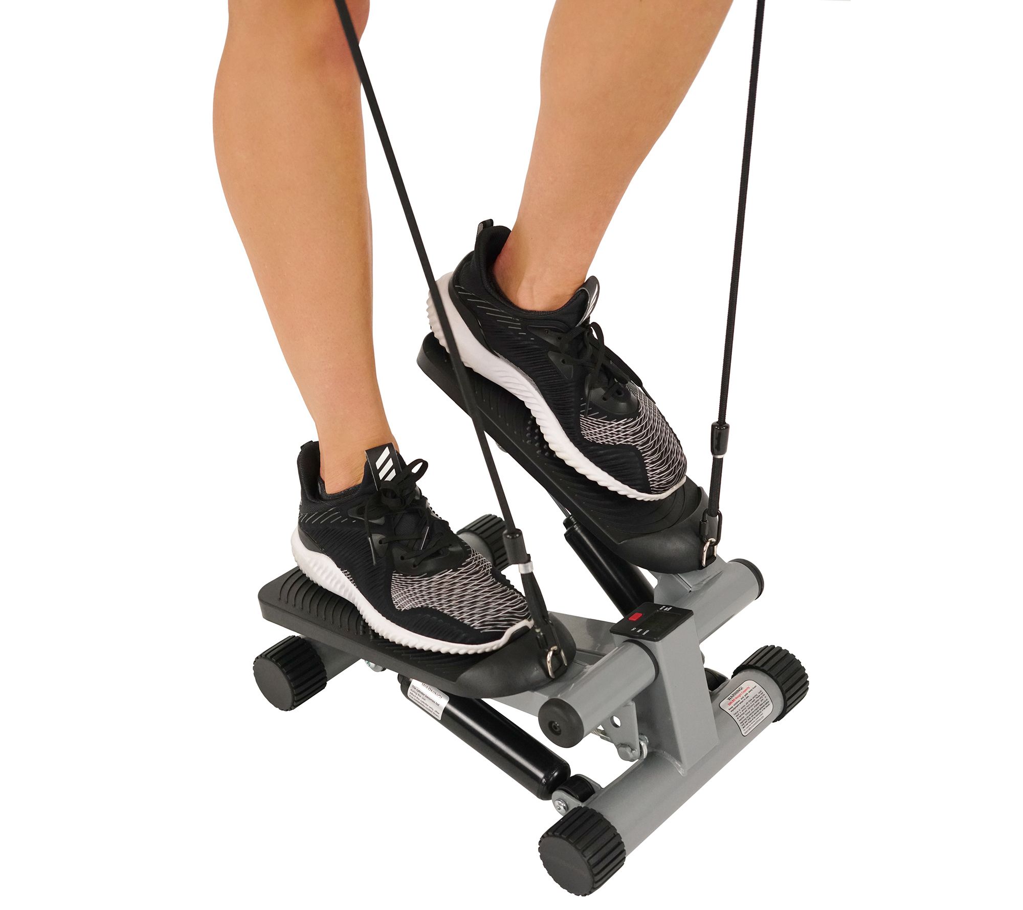 Sunny Health & Fitness Mini Stepper with Bands
