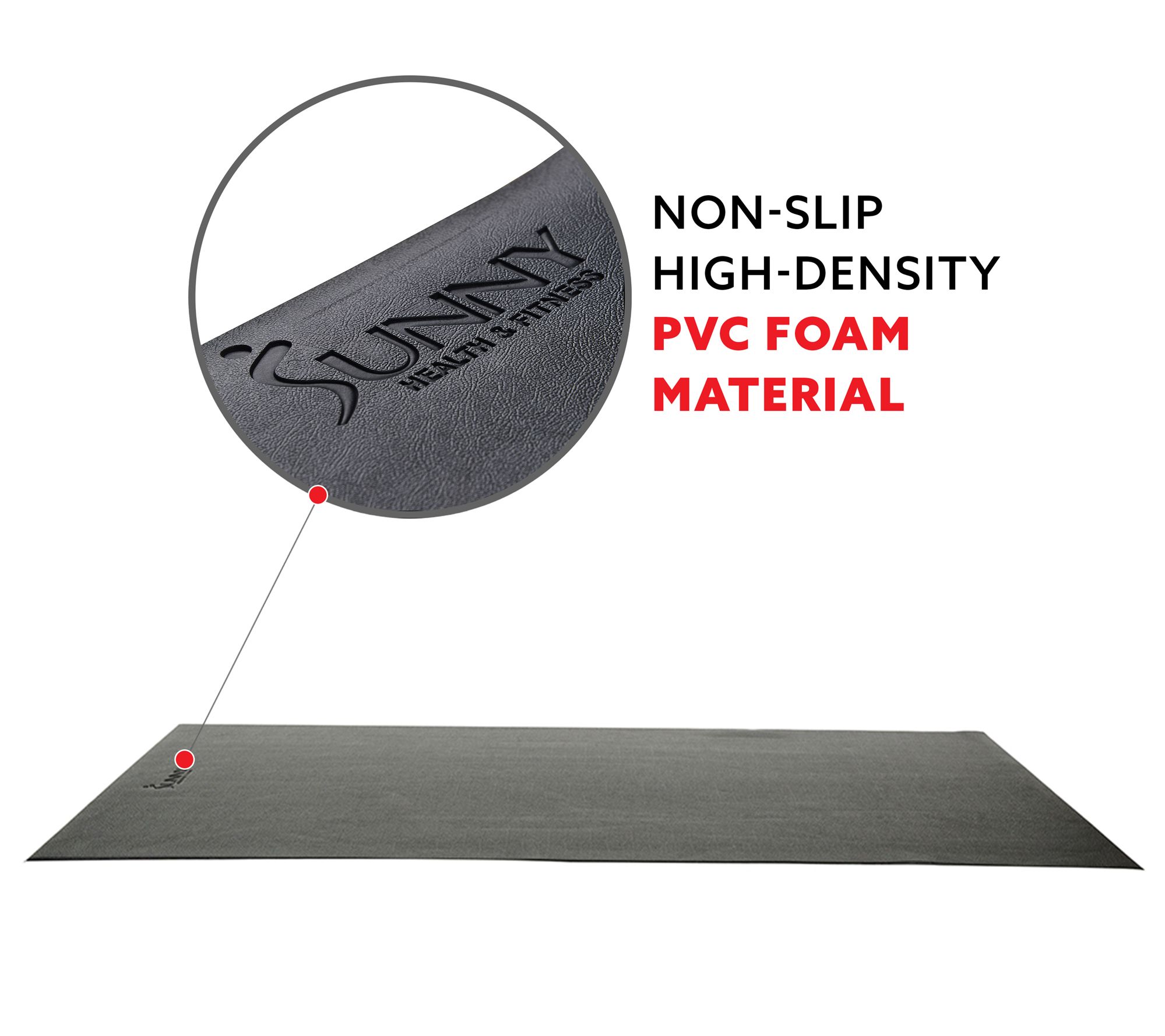 Sunny Health & Fitness Treadmill Mat -Medium