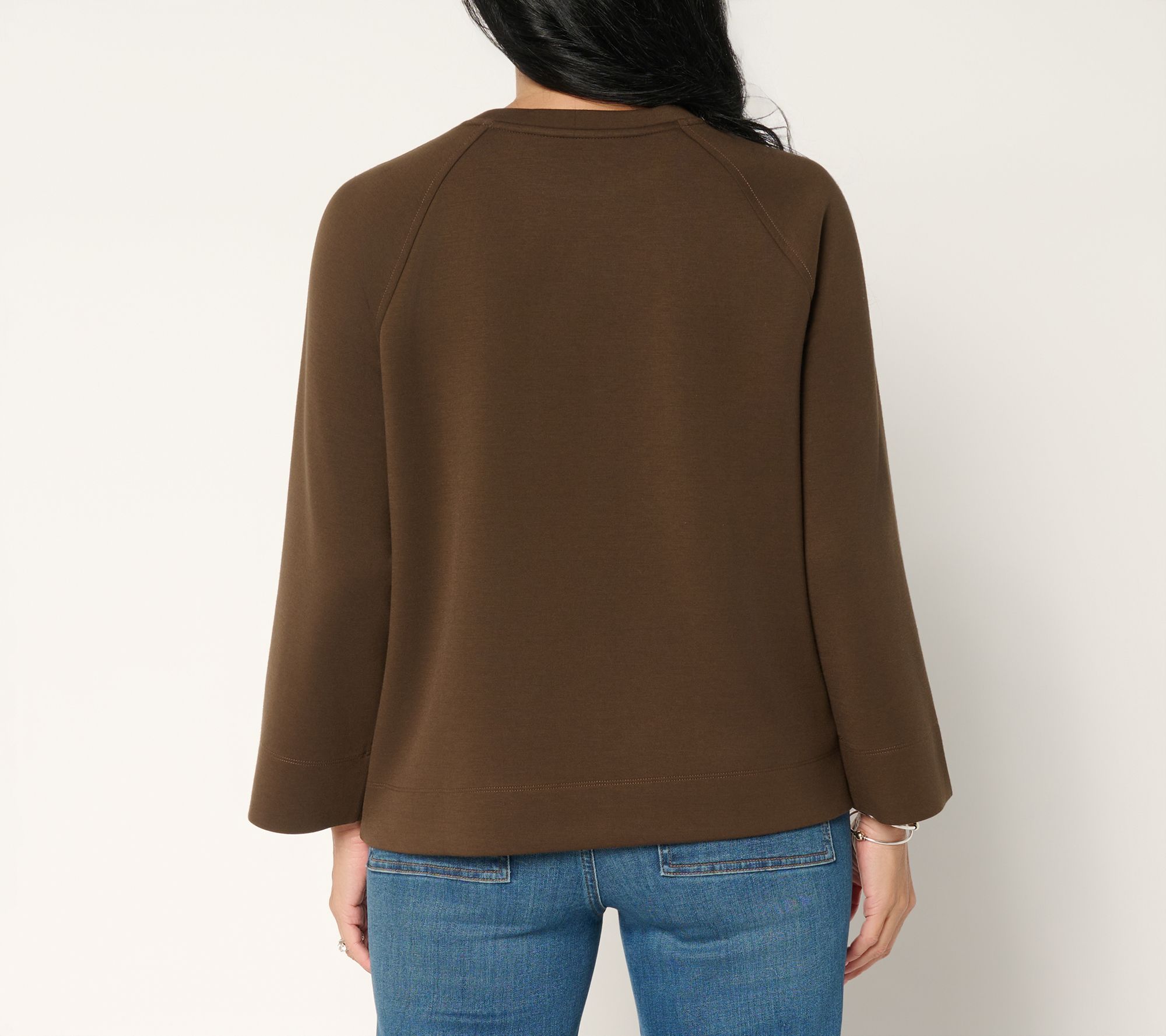 Martha Stewart Signature Comfort Stretch Boxy Modern Top