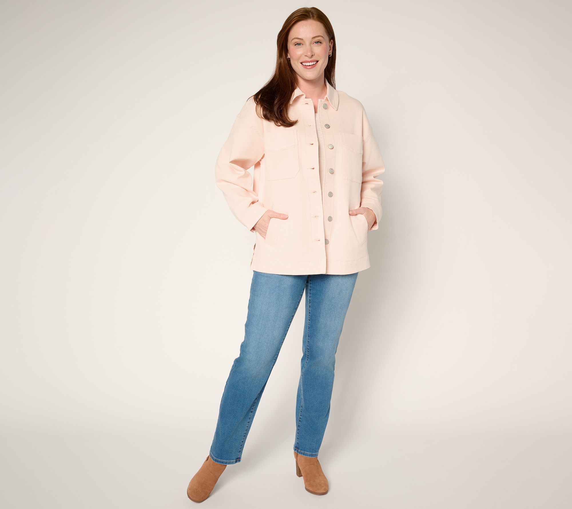 Ree by The Pioneer Woman Button Front Chore Jacket