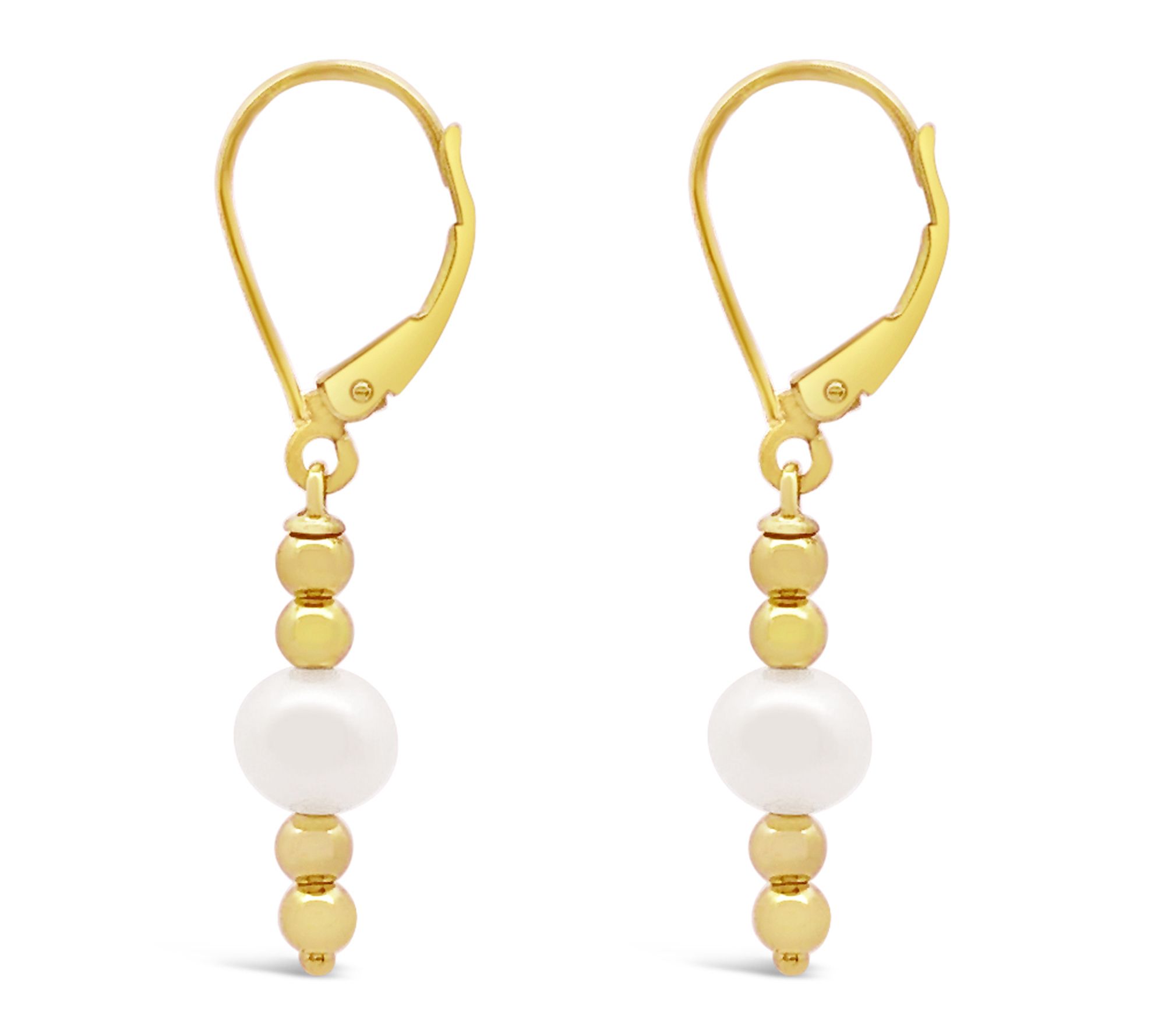Elyse Ryan Sterling Silver Cultured Pearl DropEarrings