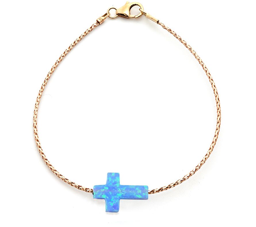 Adi Paz 14K Gold Opal Motif Bracelet