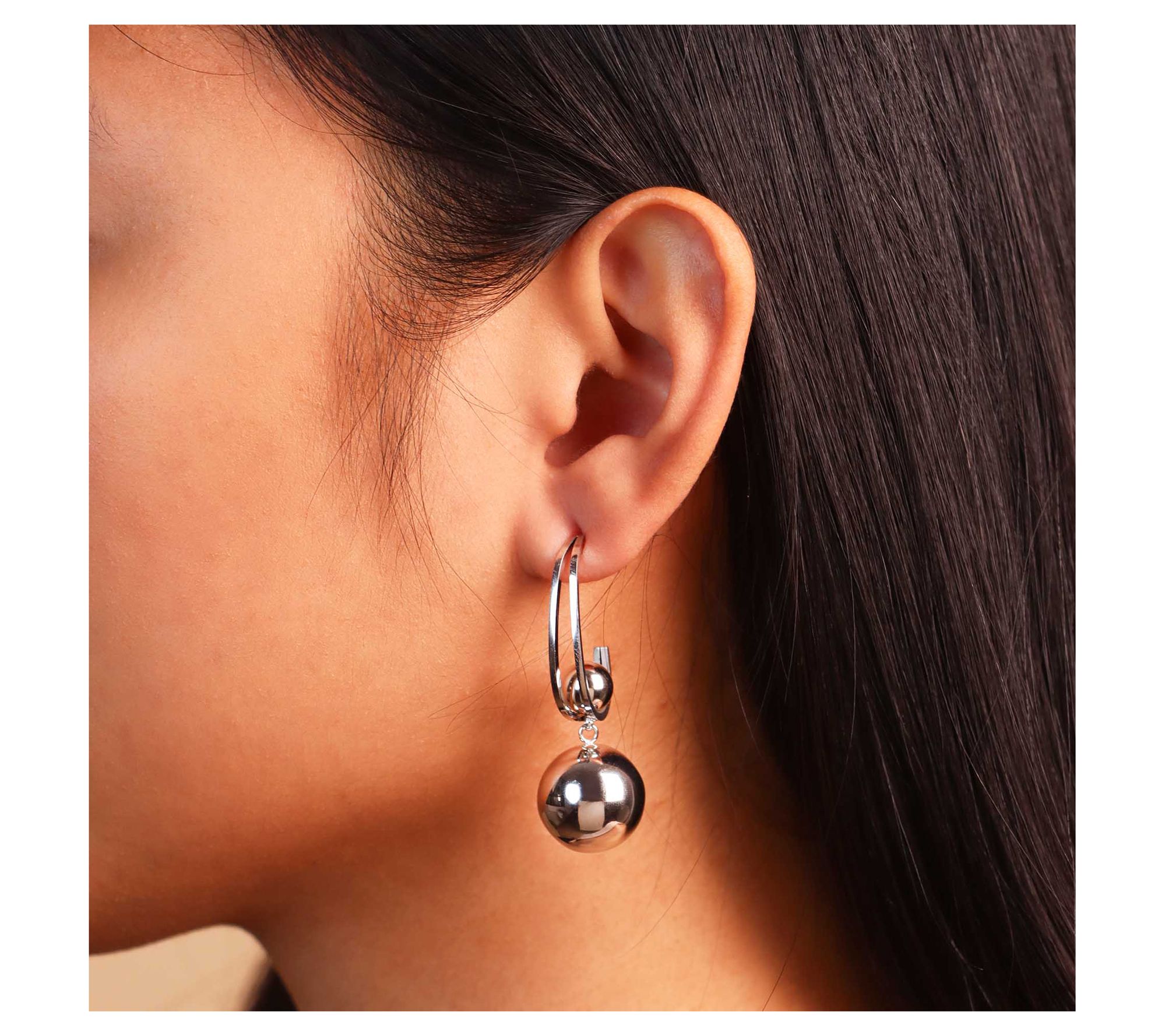 Steel By Design Dangle Beaded Earrings