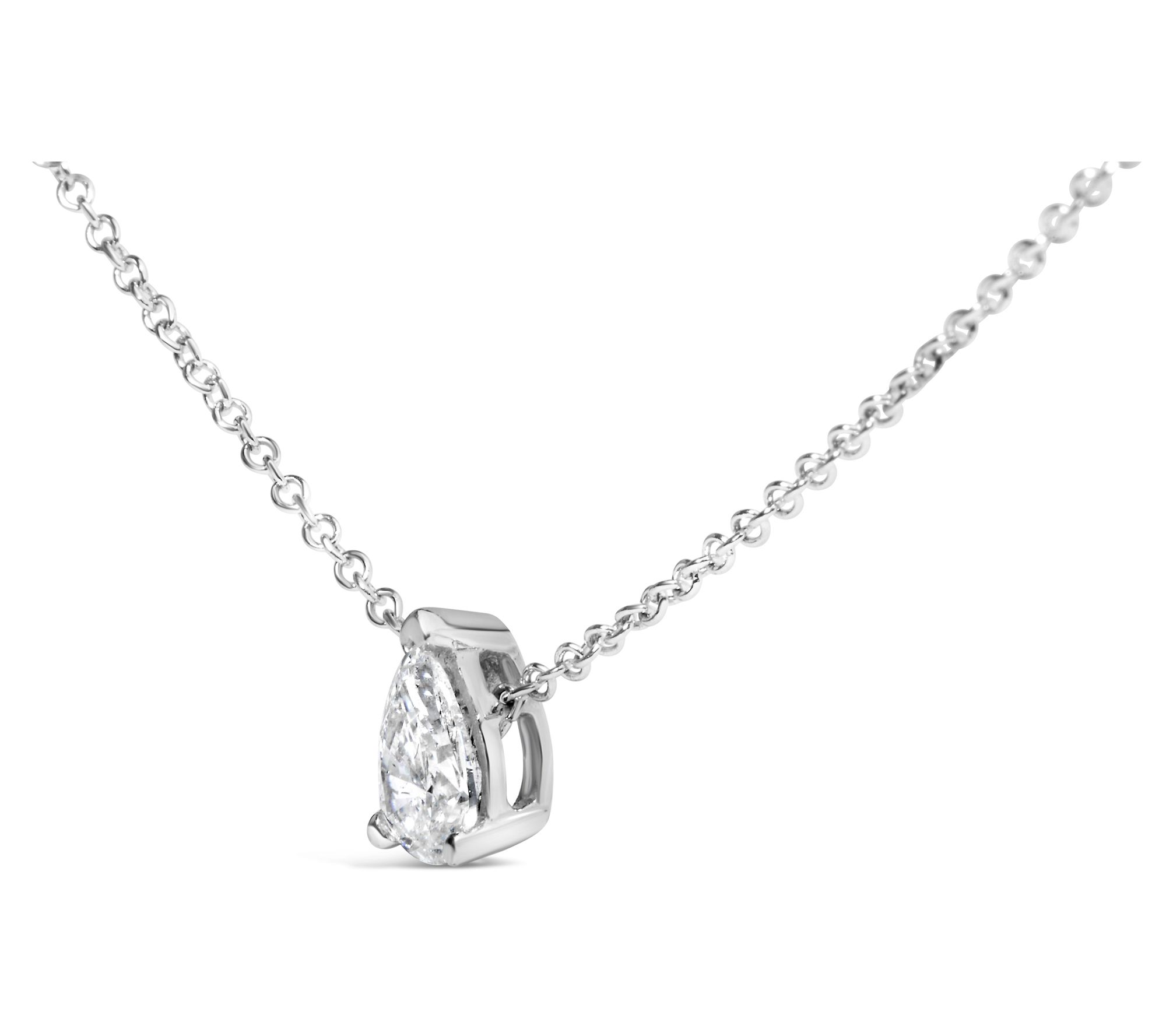 Haus of Brillia nce Lab Grown 0 .50 cttw Diamon d Necklace, 14K