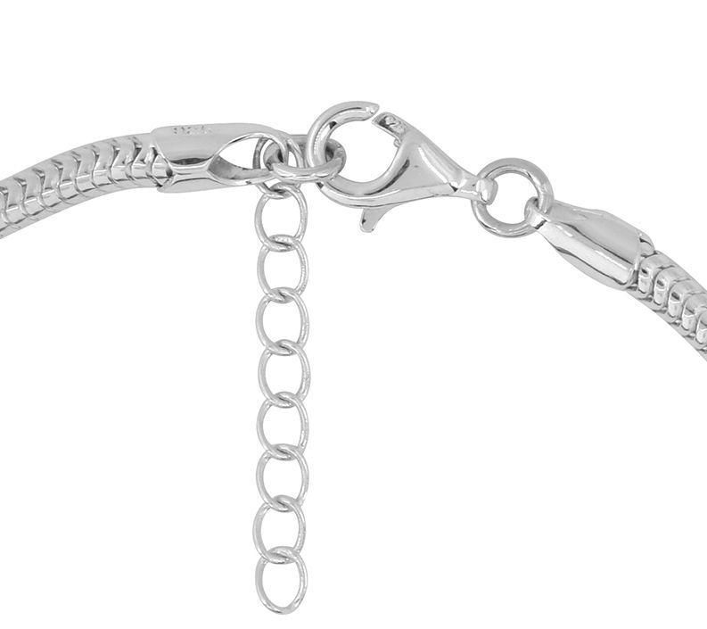 Sterling Silver Multi-Color Grommet Bracelet