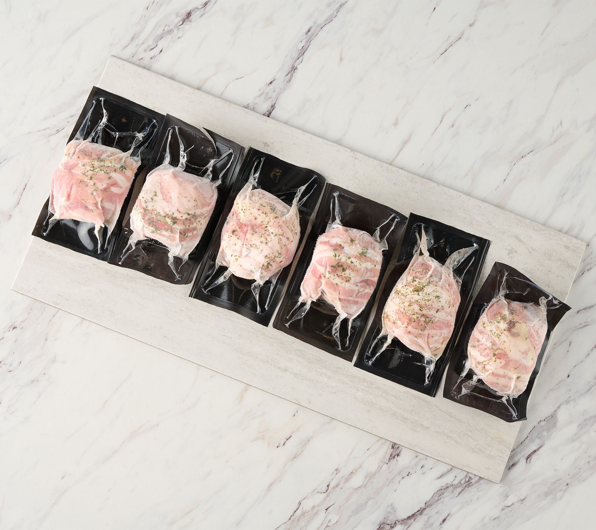 SH12/8 Corky's BBQ (6) 8-oz Bacon Wrapped Stuffed Turkey Auto-Delivery