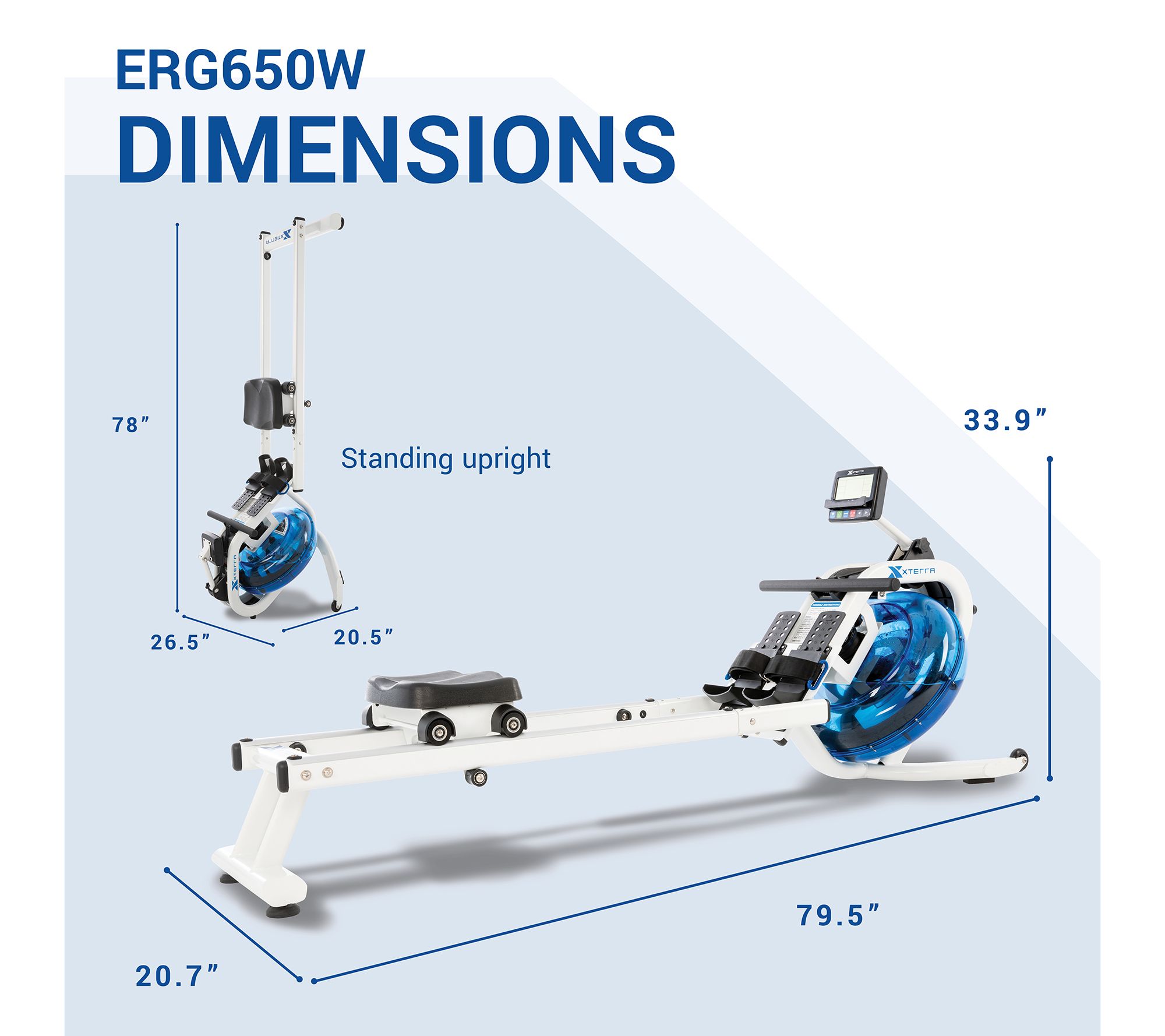 XTERRA Fitness ERG650W Water Rower