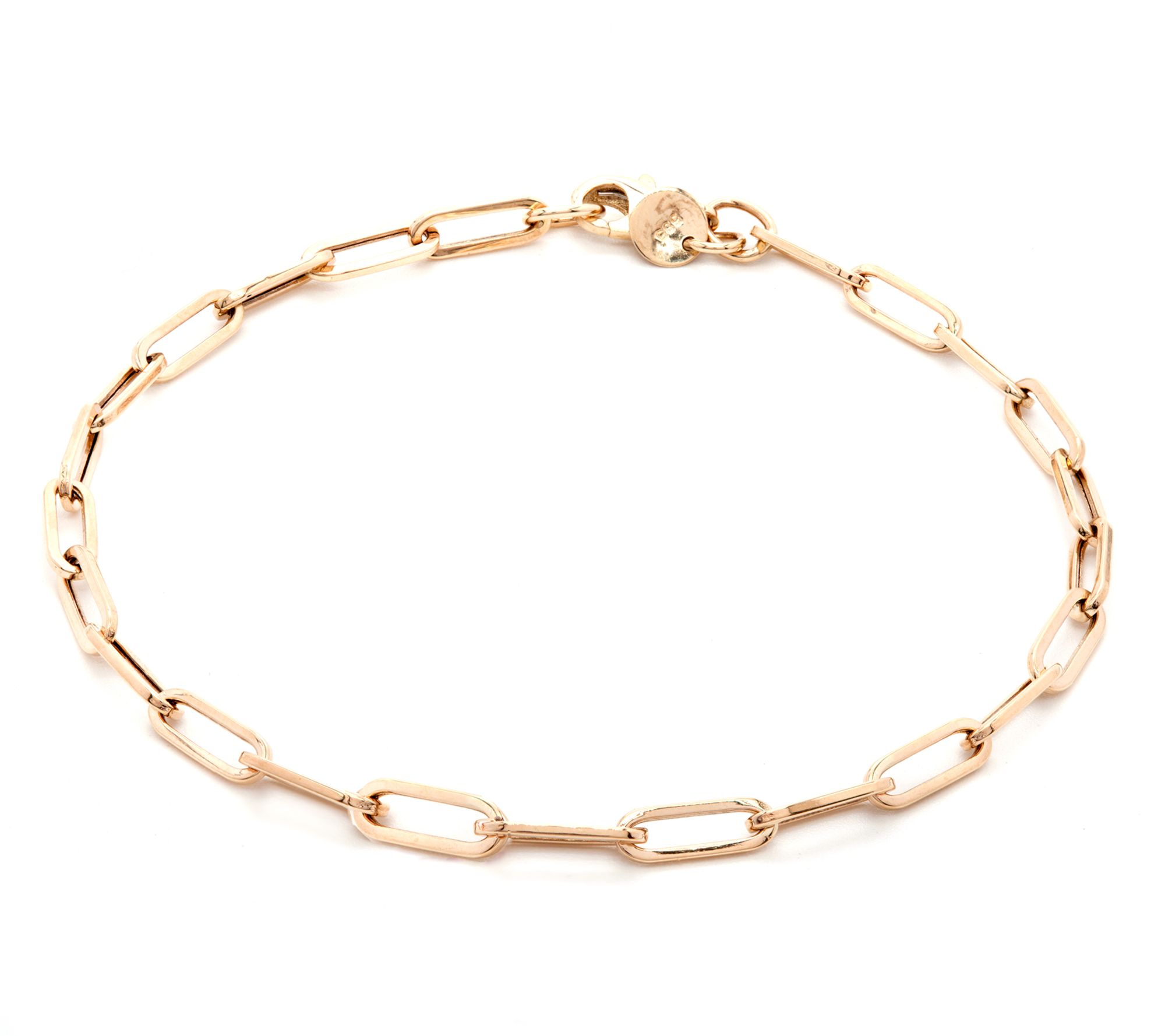 Adi Paz 14K Gold Paperclip Link Bracelet