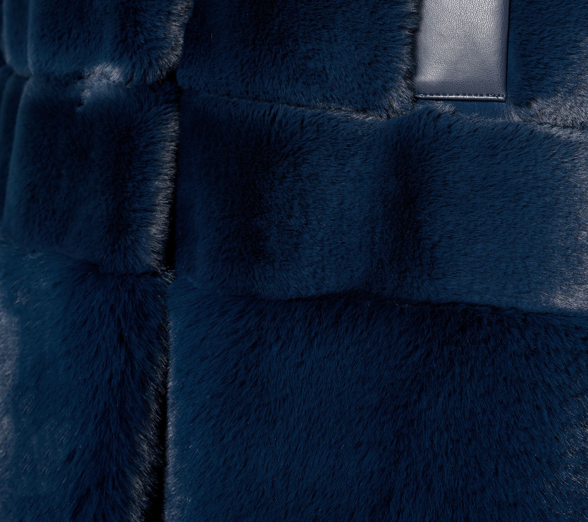 Dennis Basso Regular Pelted Faux Fur Jacket w/ Stand Collar