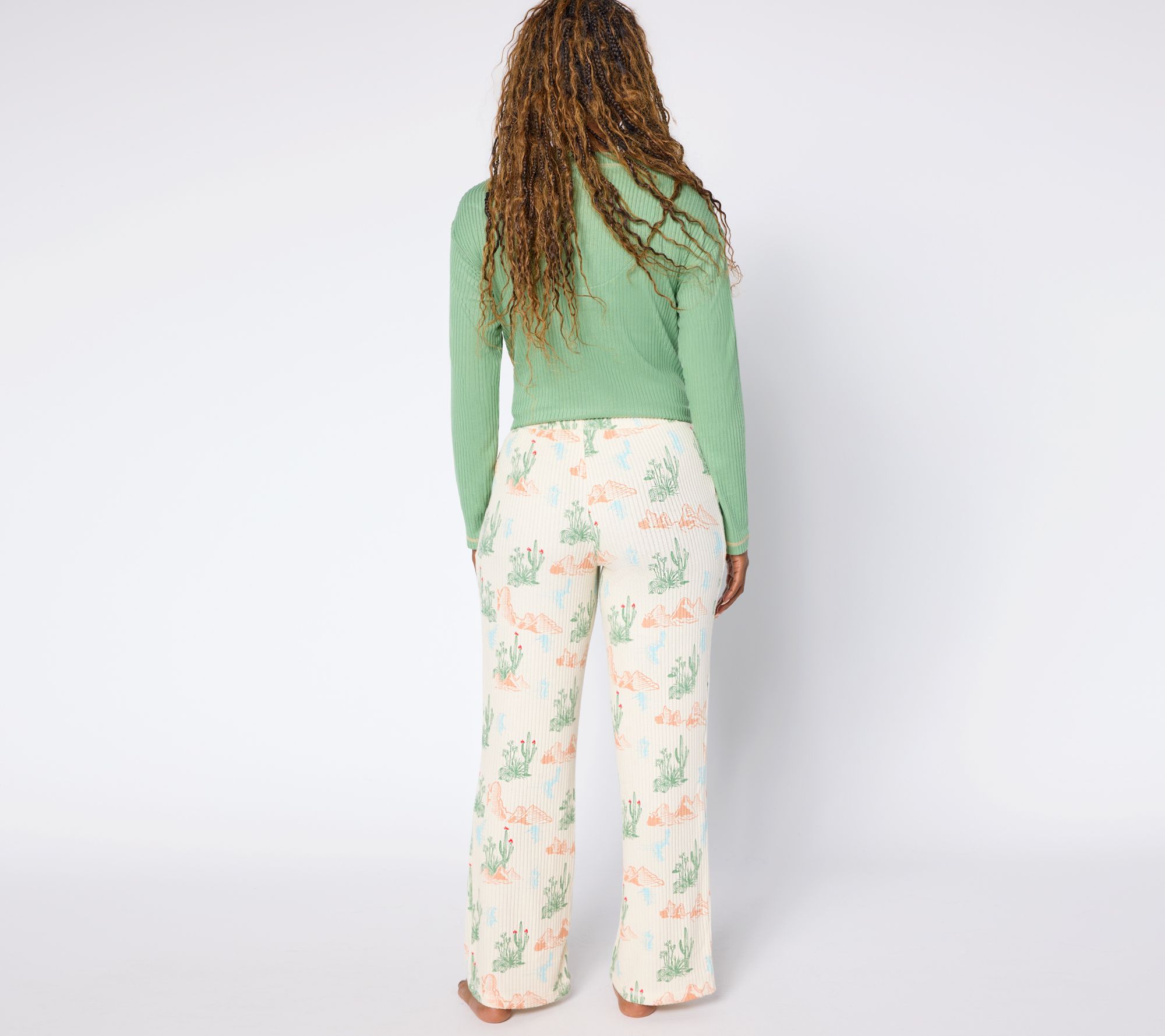 MUK LUKS Butter Knit Western Prairie Pajama Set