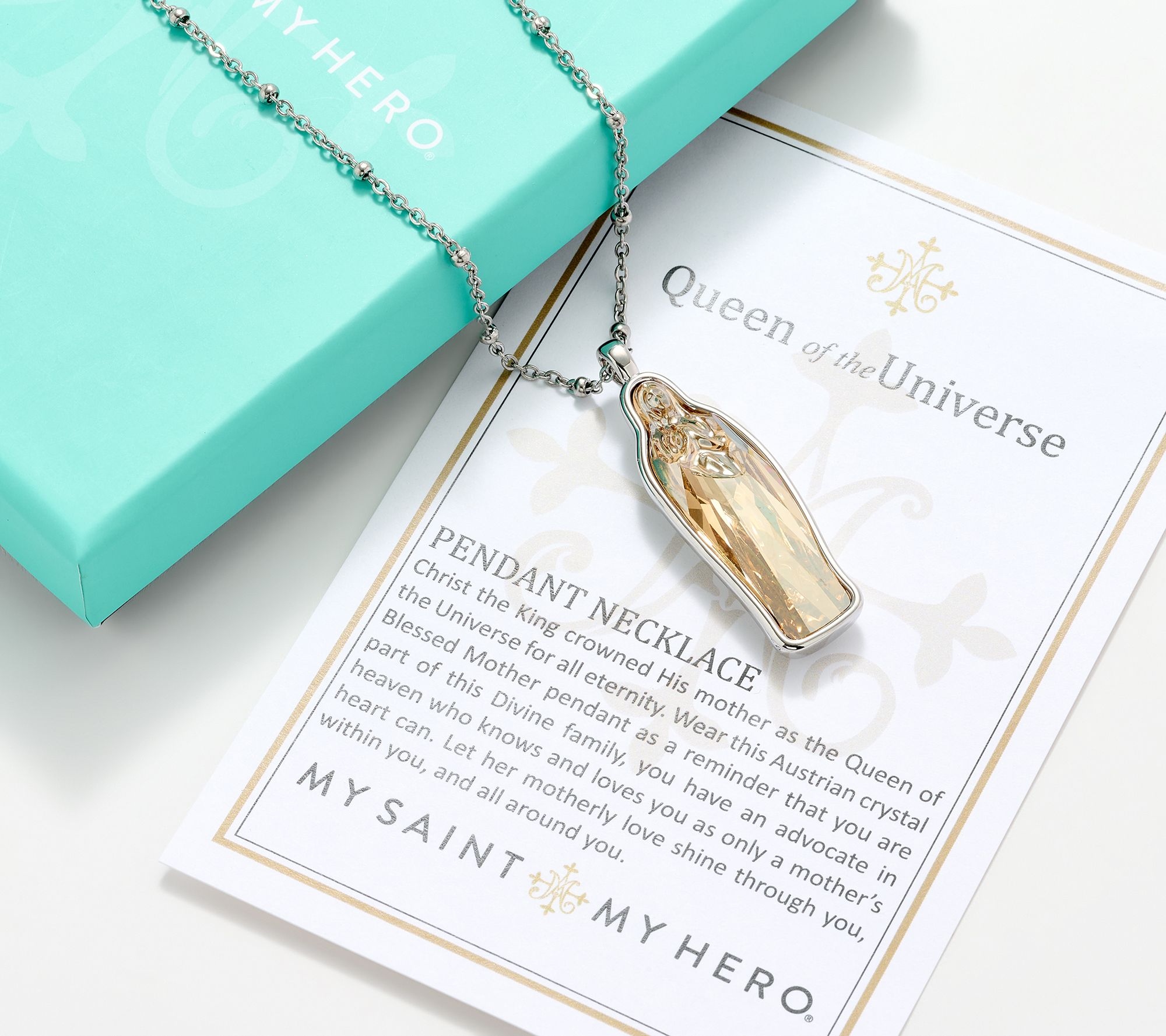 My Saint My Hero Queen of the Universe Necklace