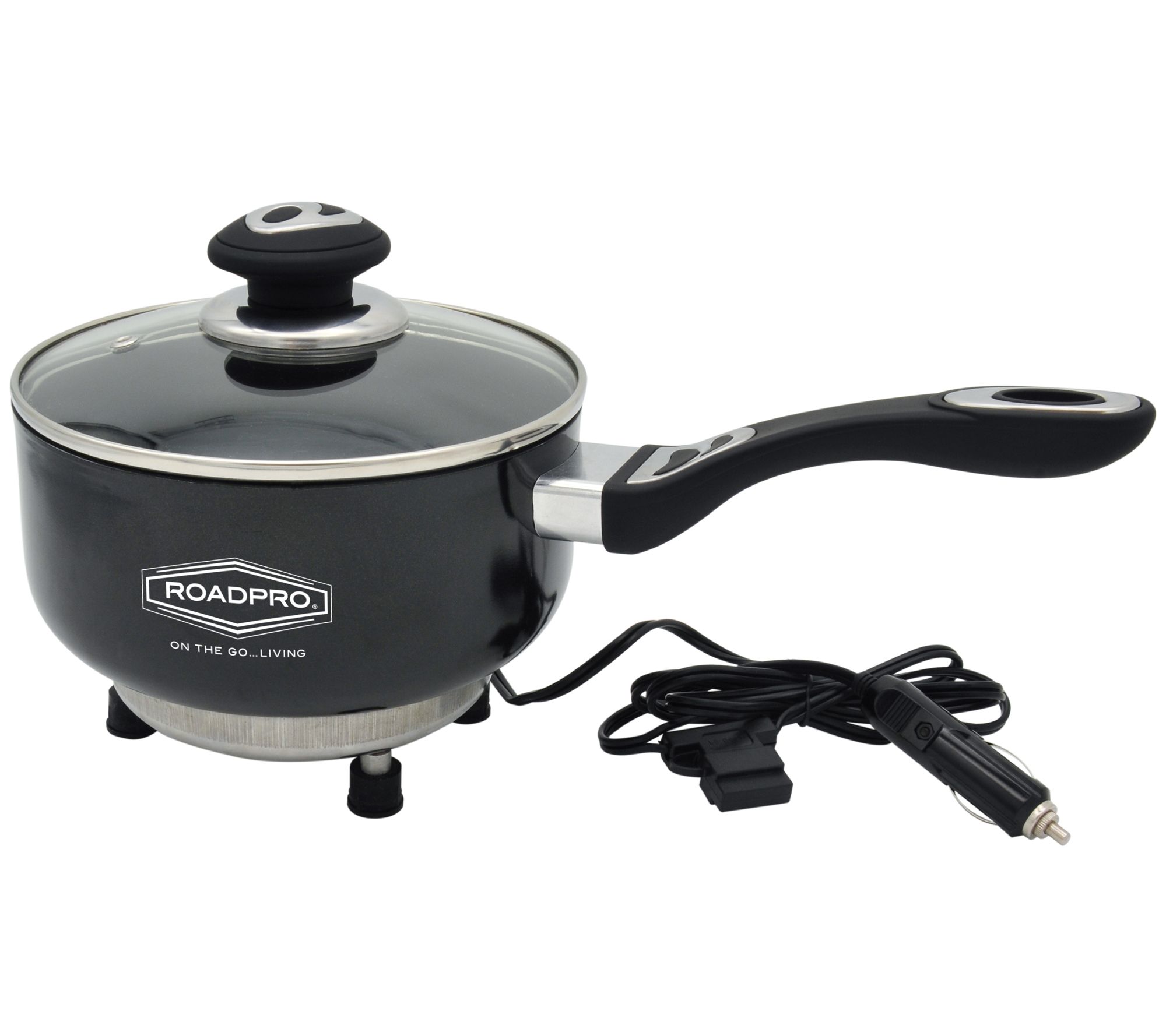 RoadPro 12-Volt Portable Saucepan with NonstickSurface