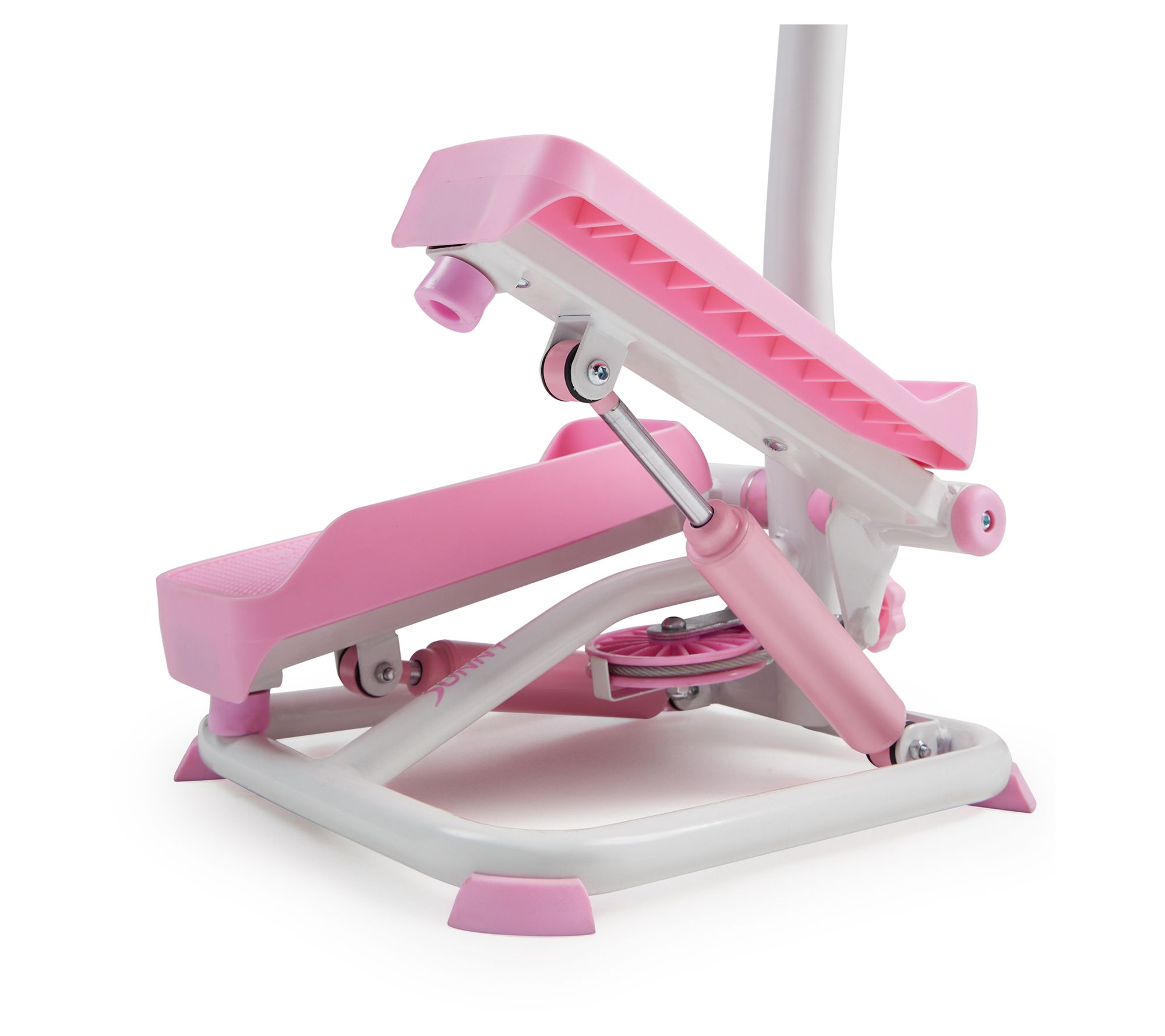 Sunny Pink Smart Stair Stepper w Handlebars & Bands